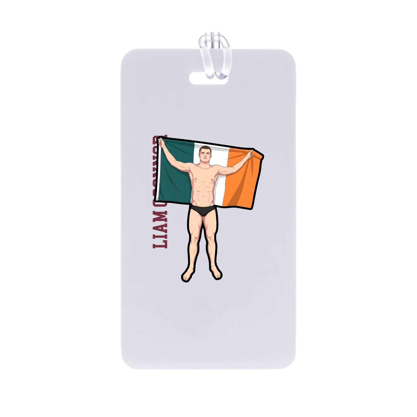 Bag Tag — Name Vertical in Classic
