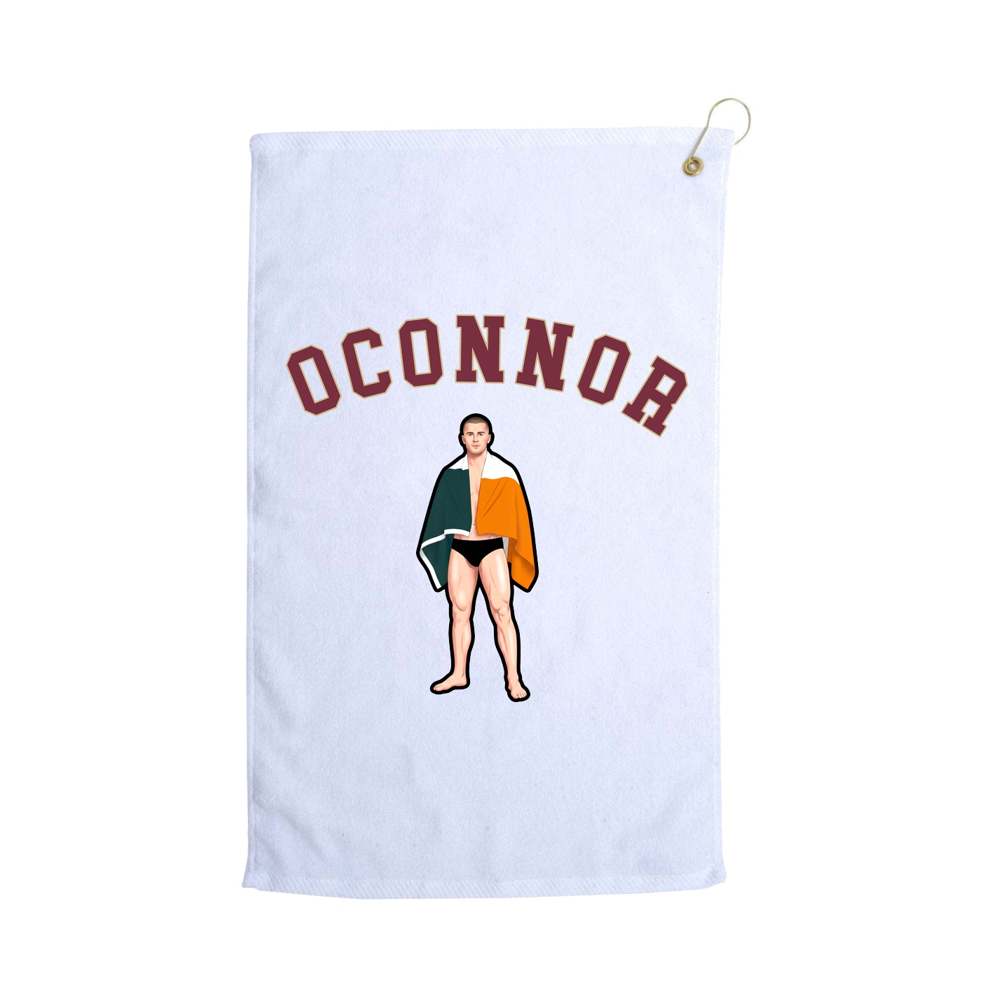 Golf Towel — Shirsey Arch in White