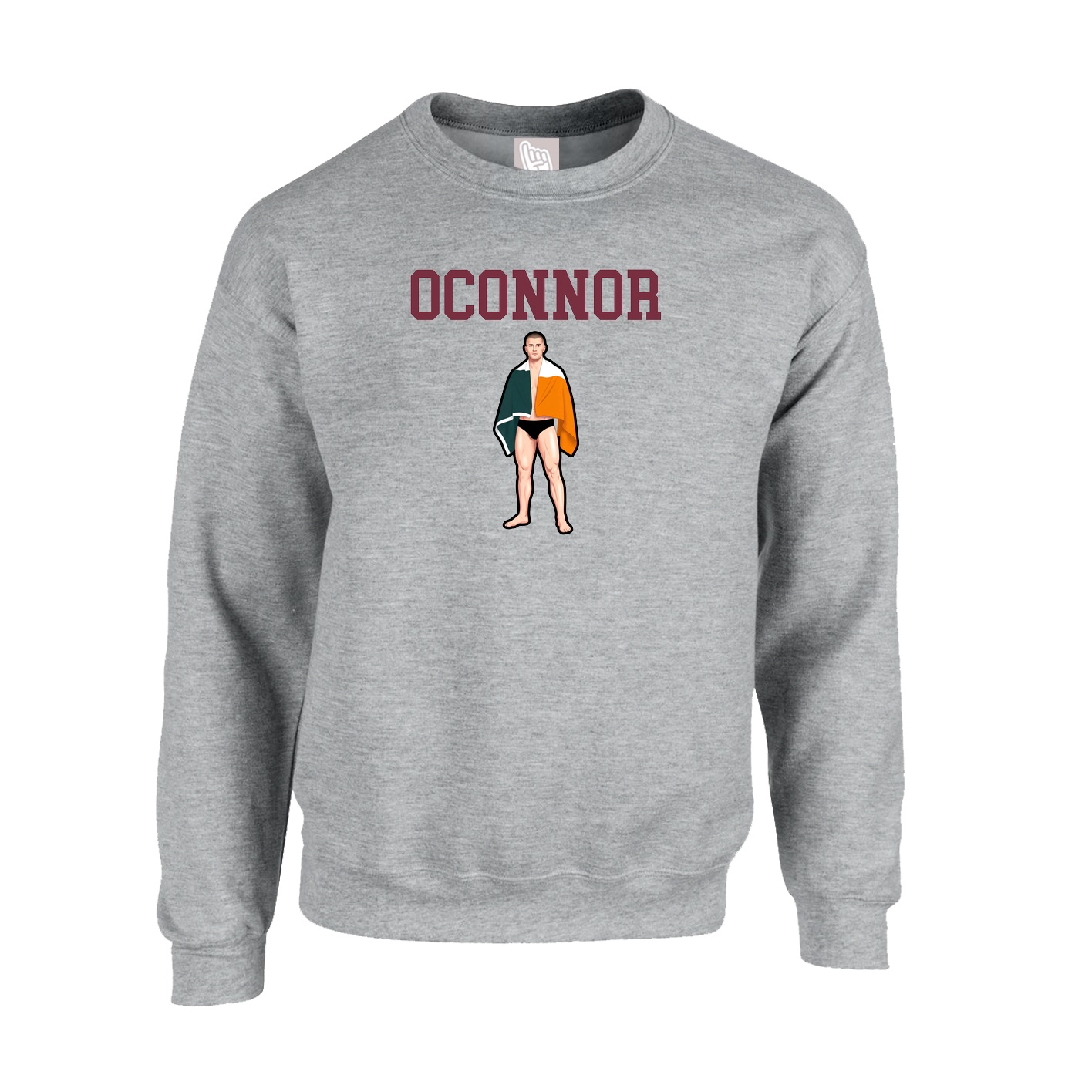 Fleece Crew — Shirsey in Grey