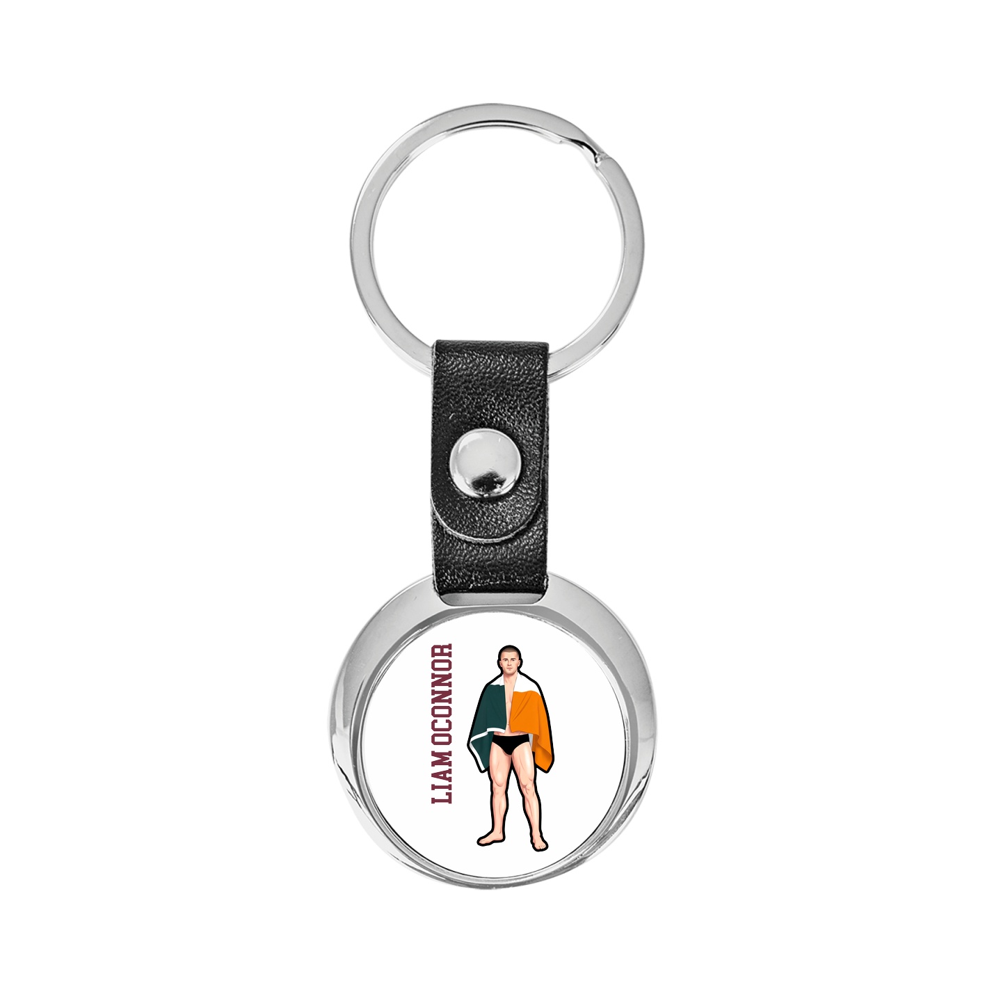 Key Chain — Name Vertical in Classic
