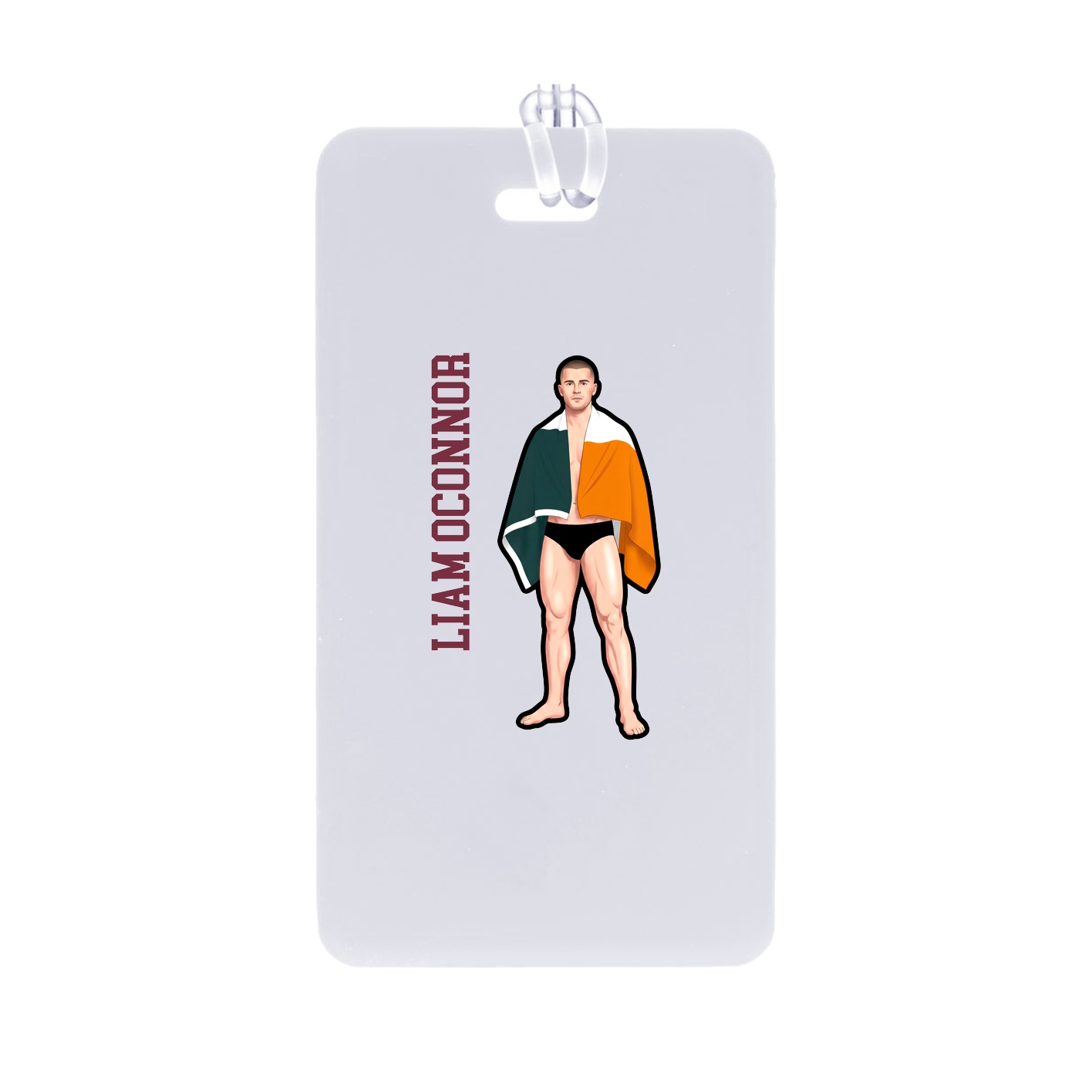 Bag Tag — Name Vertical in Classic