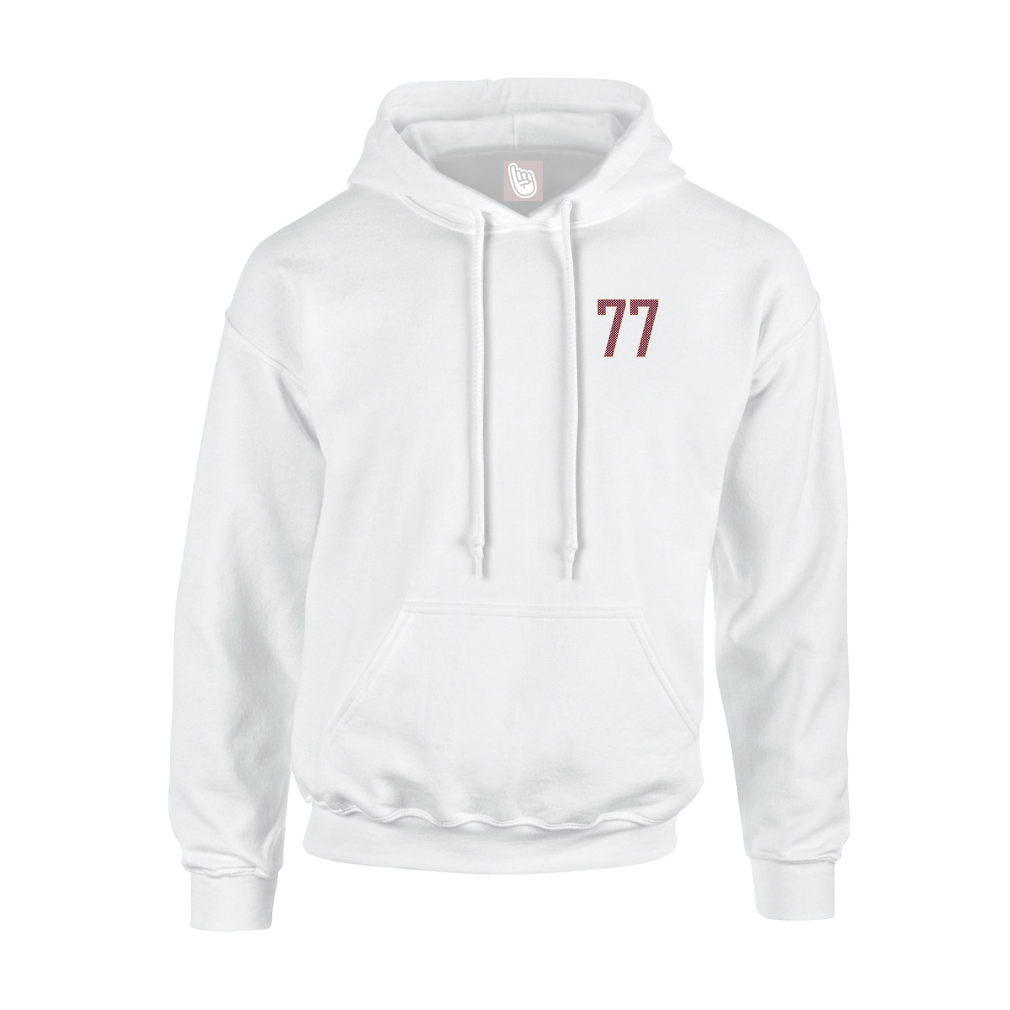 Youth Hoodie — Front Shirsy in White