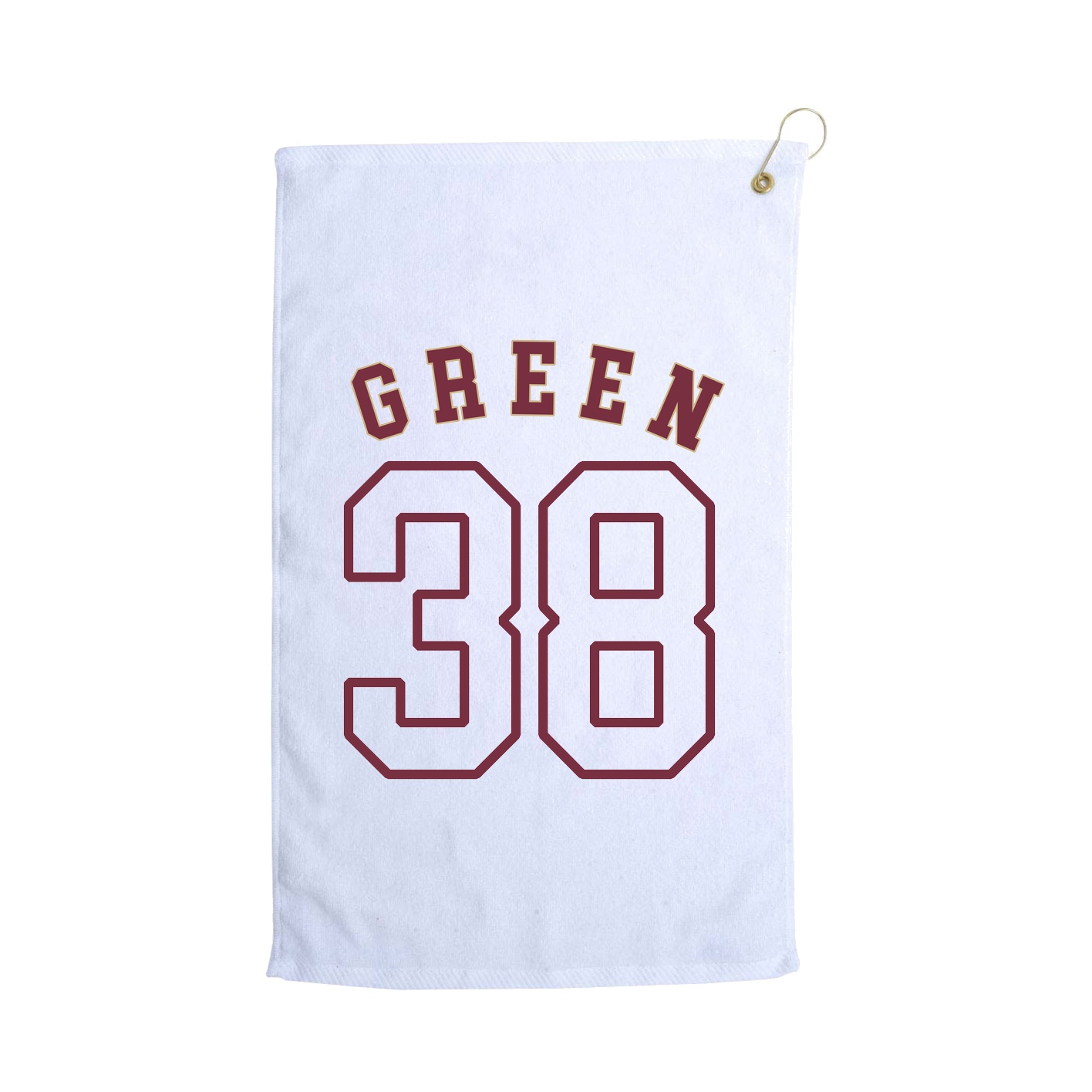 Golf Towel — Shirsey Arch in White