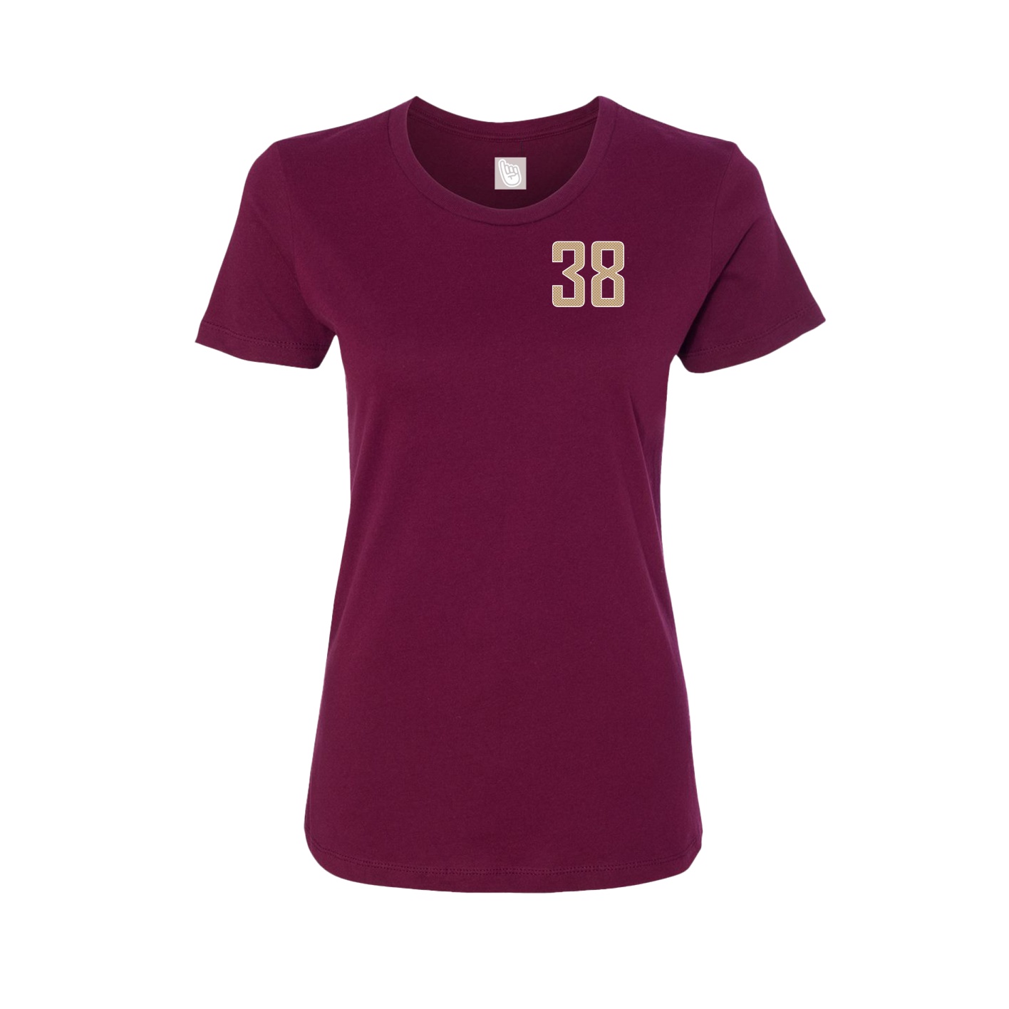 Womens Tee — Front Shirsy in Maroon
