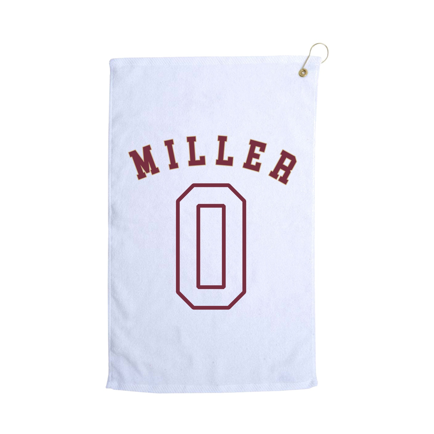 Golf Towel — Shirsey Arch in White