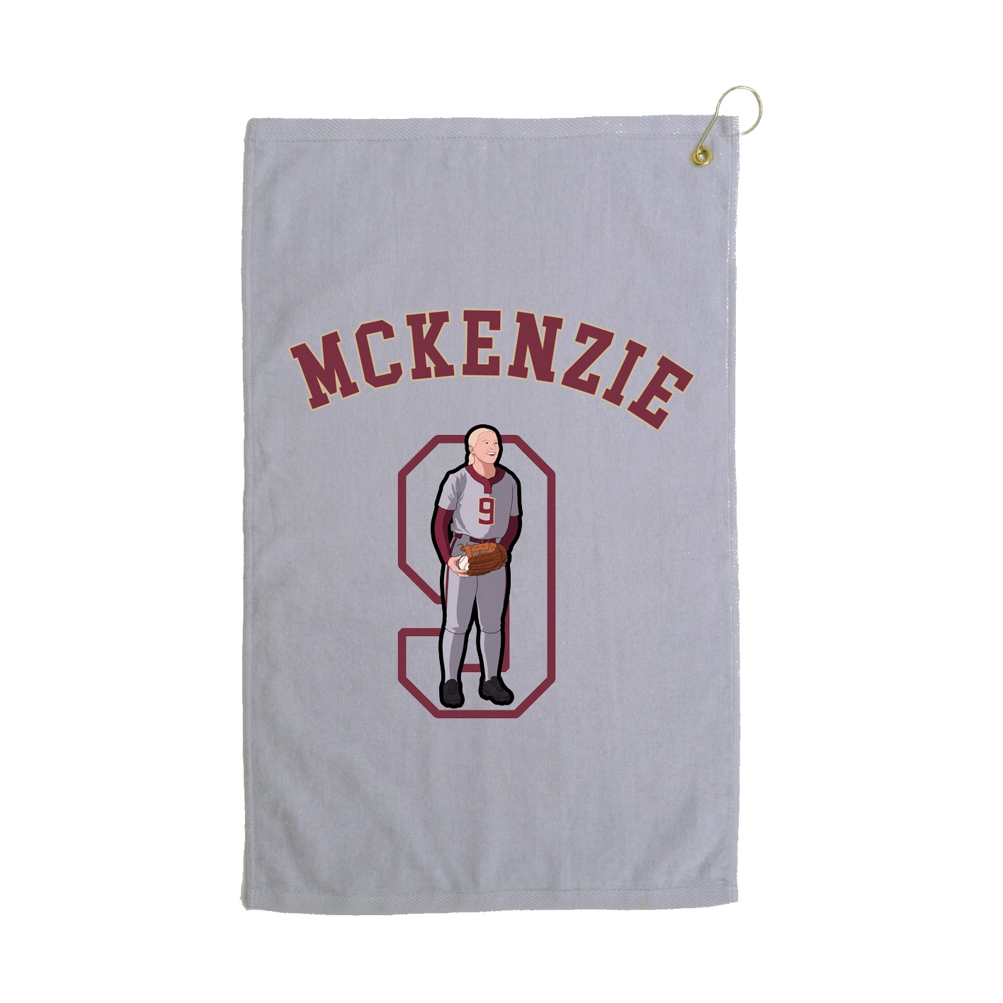 Golf Towel — Shirsey Arch in Grey