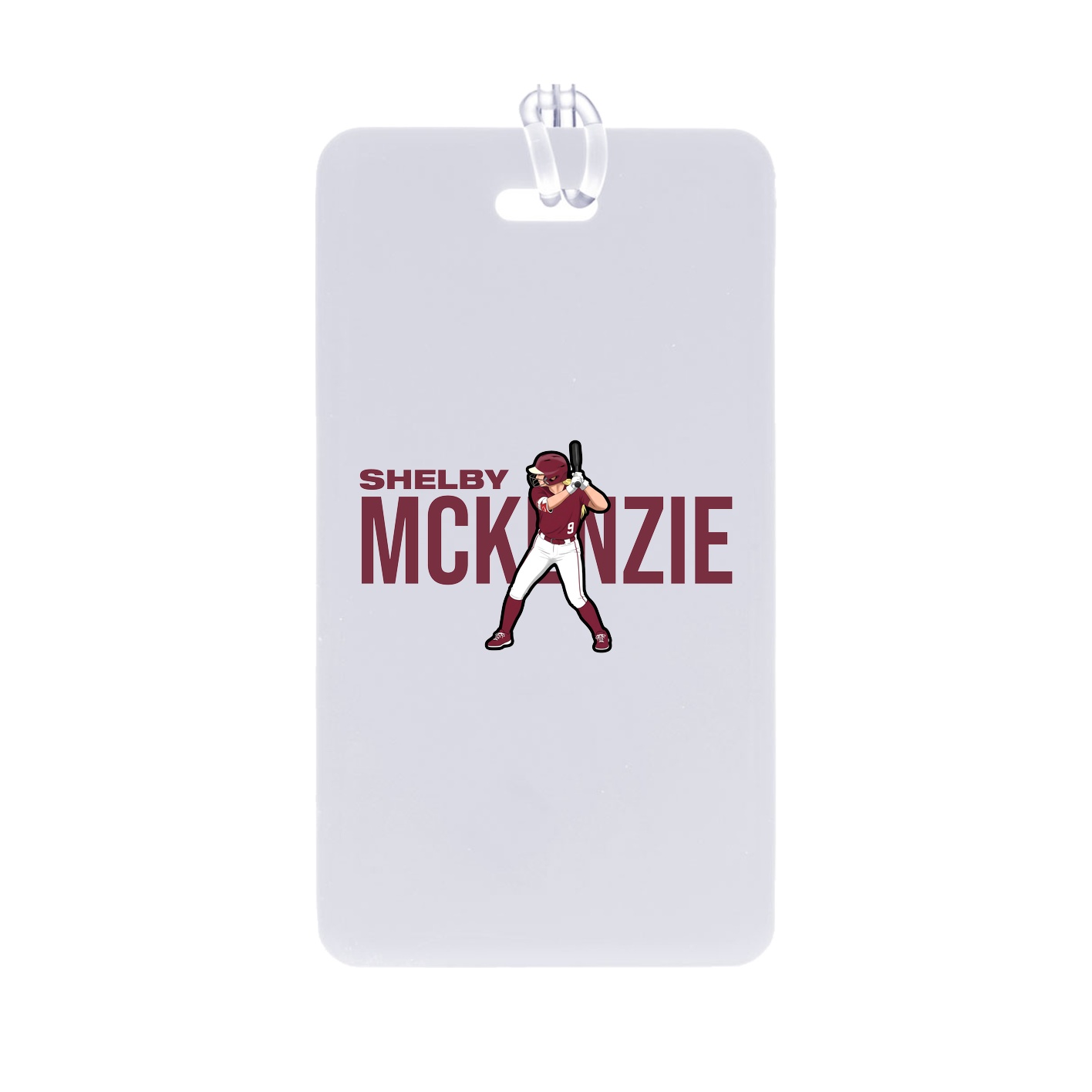 Bag Tag — Player Name in Classic