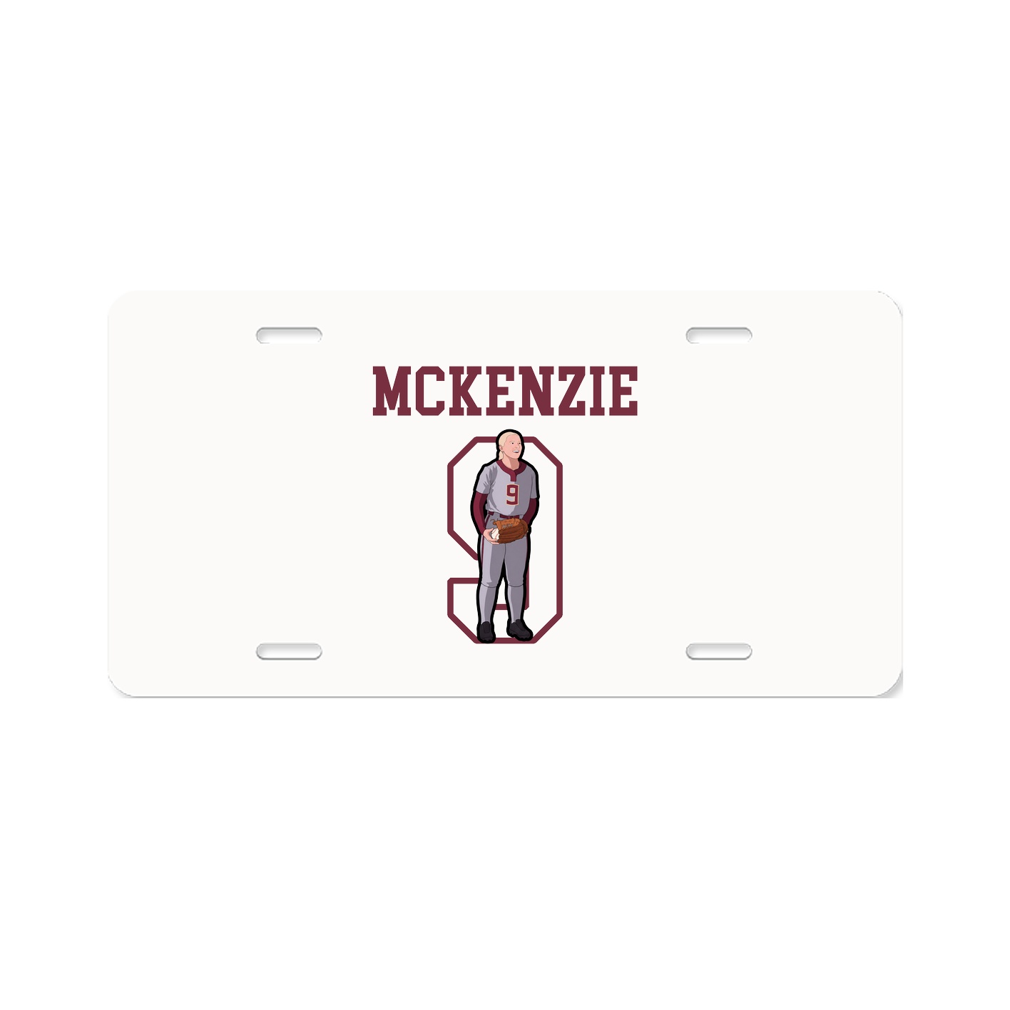 License Plate — Shirsey in Classic