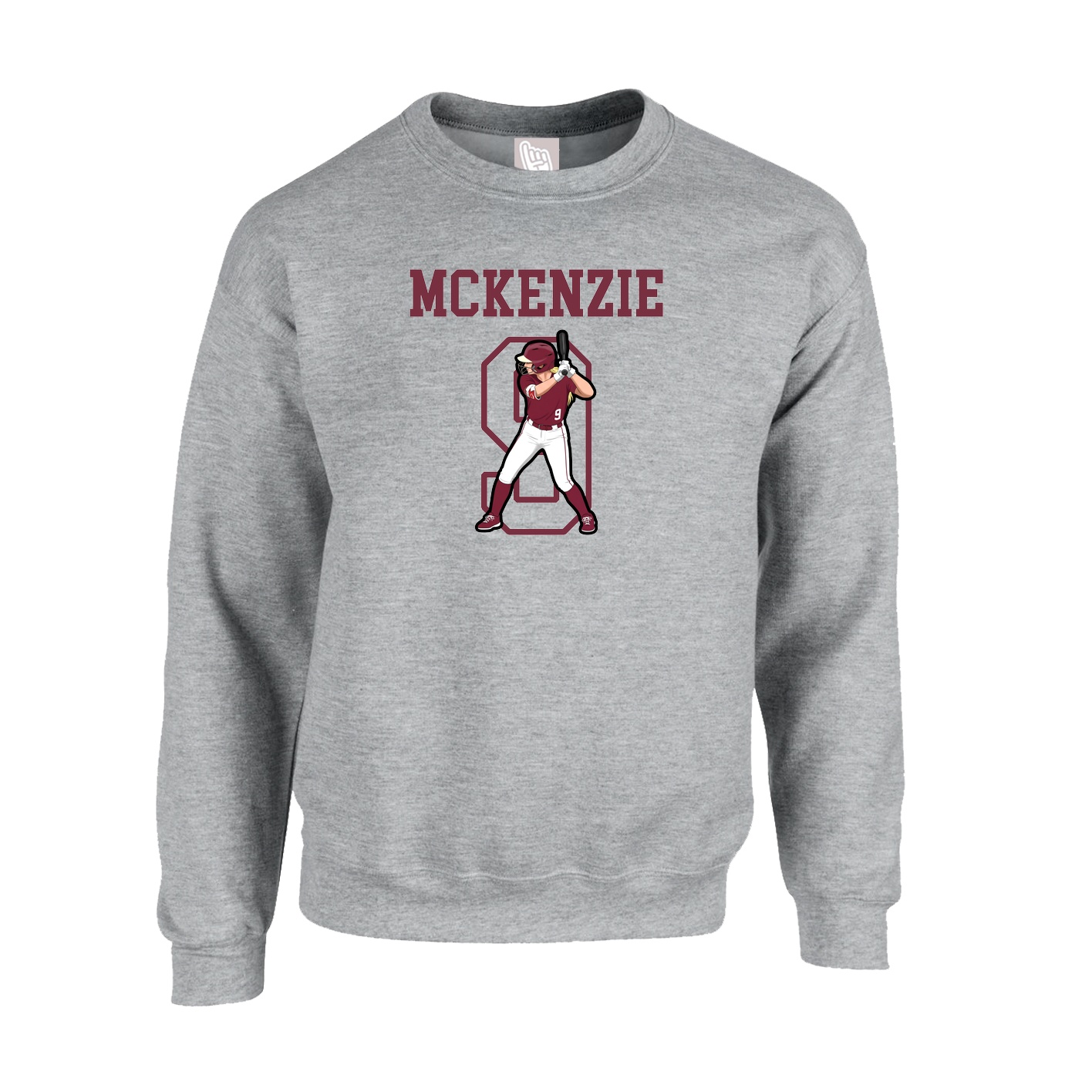 Fleece Crew — Shirsey in Grey