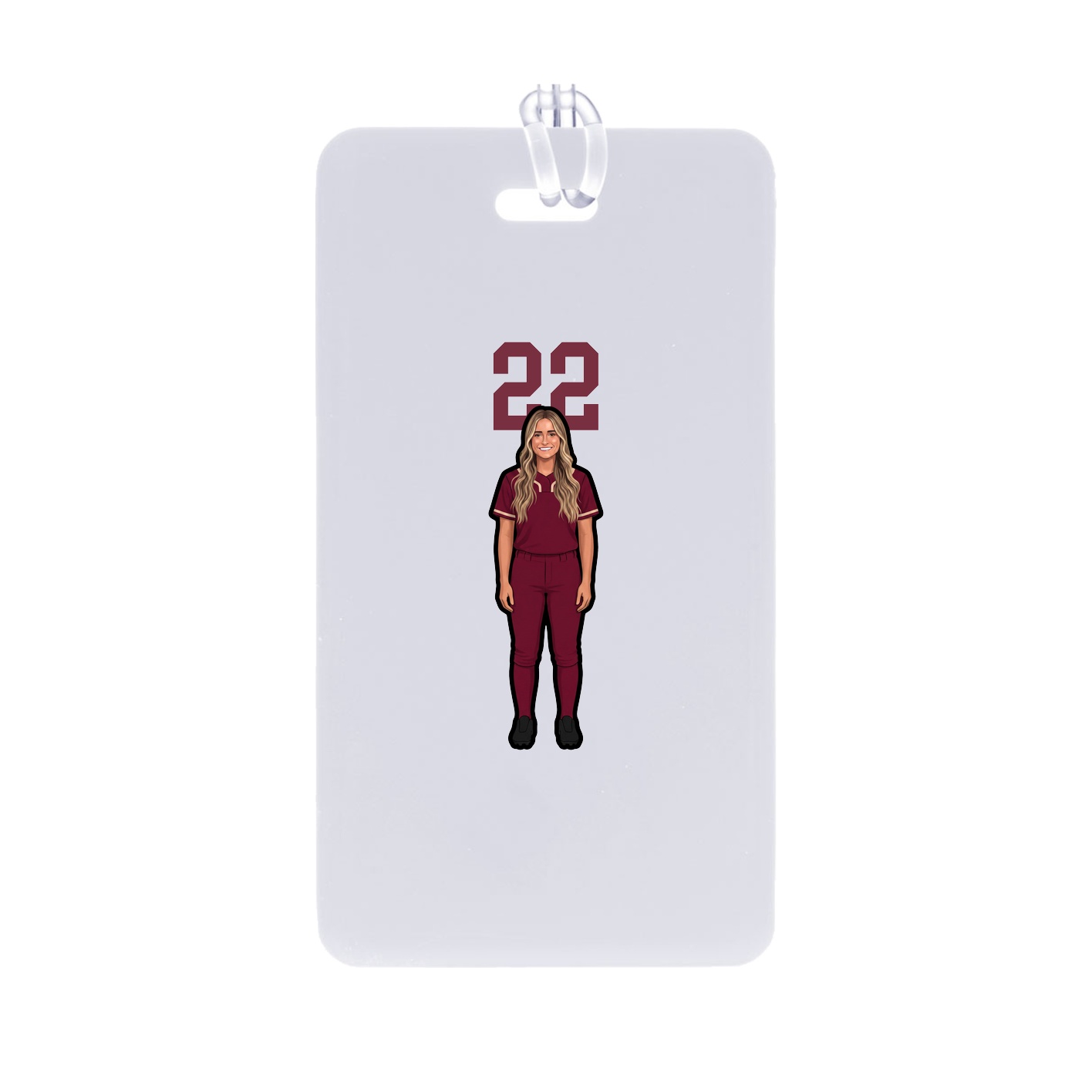 Bag Tag — Number Top in Classic