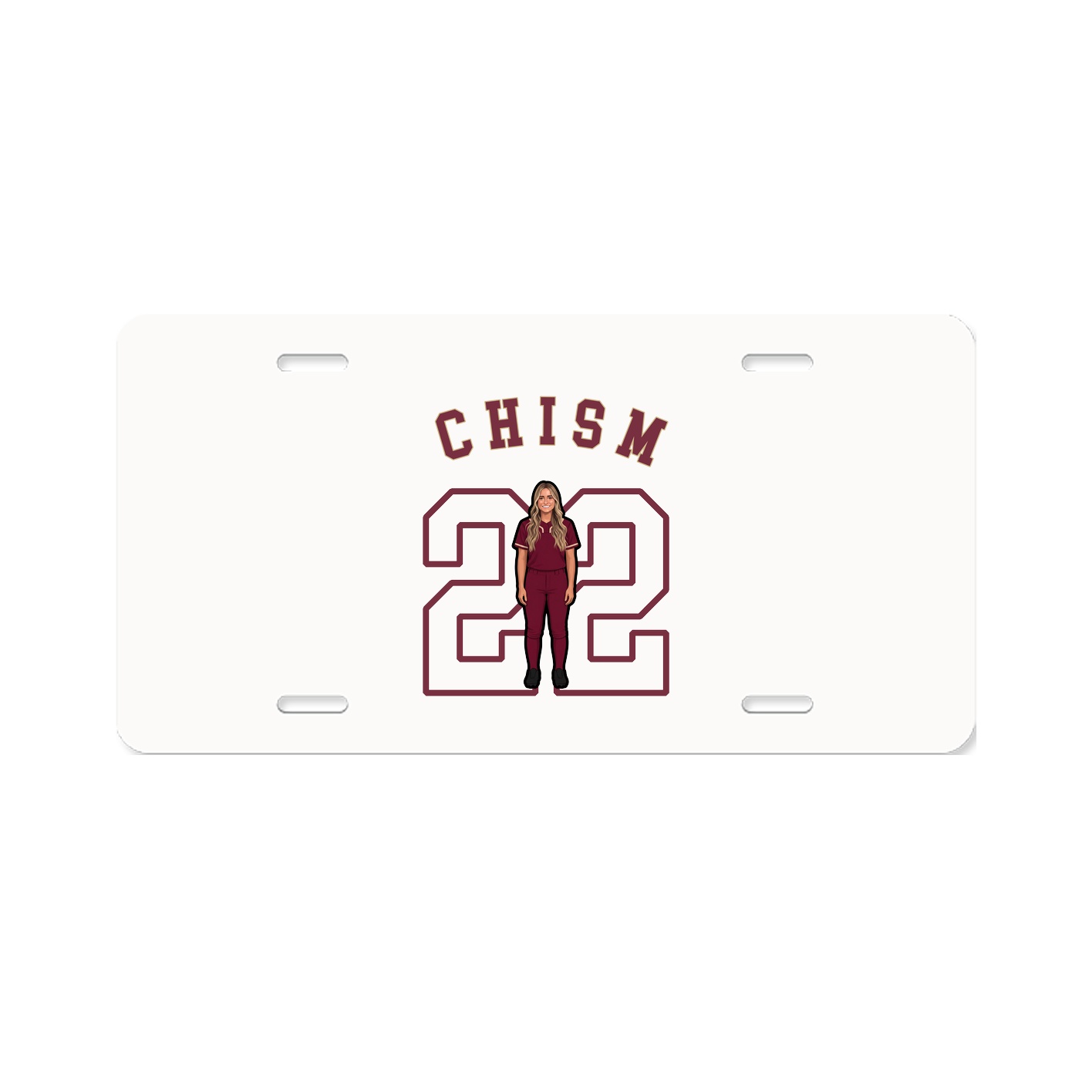 License Plate — Shirsey Arch in Classic