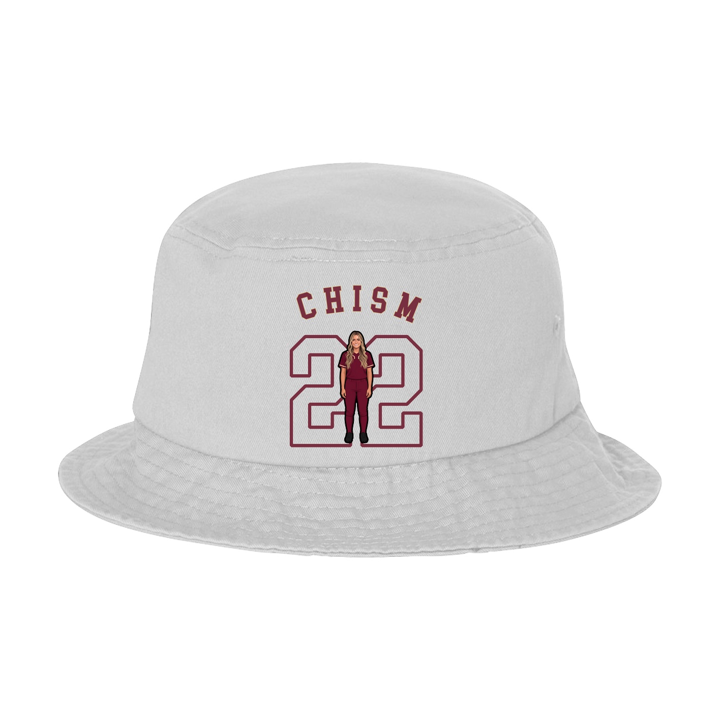 Bucket Cap — Shirsey Arch in White