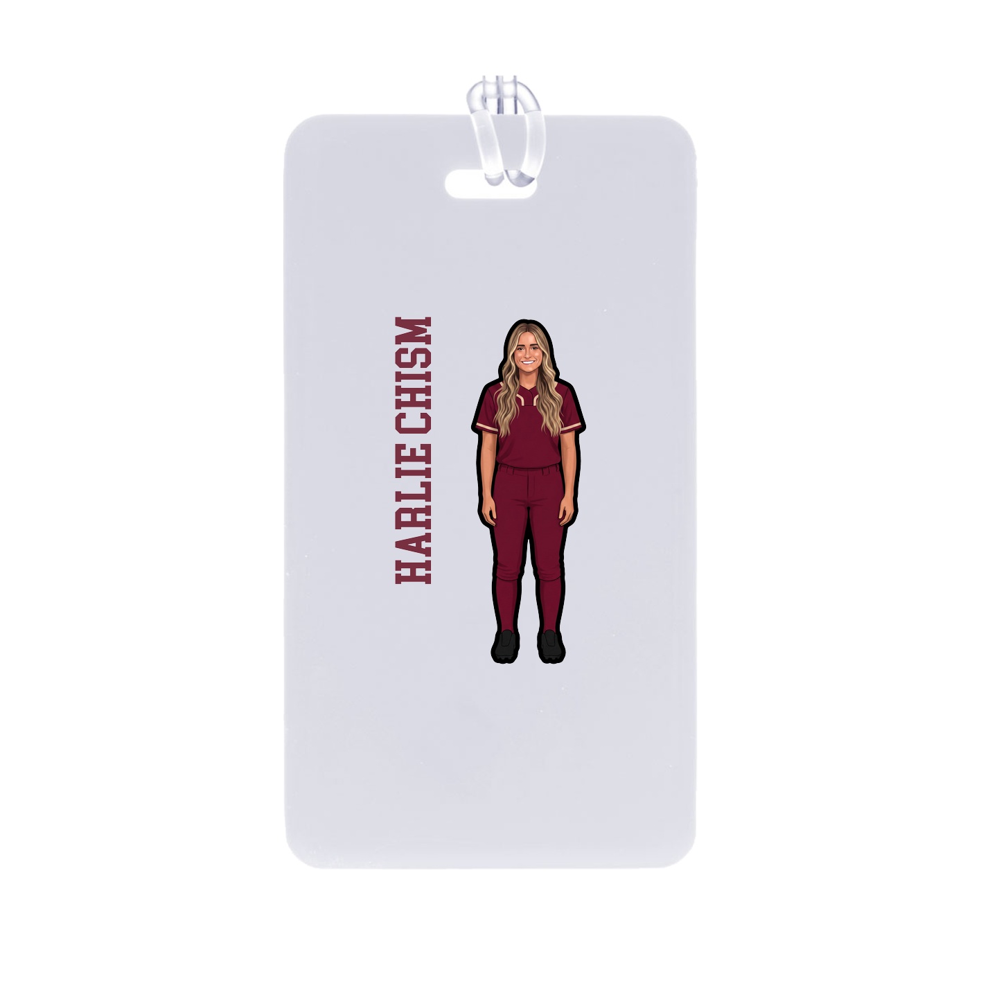 Bag Tag — Name Vertical in Classic