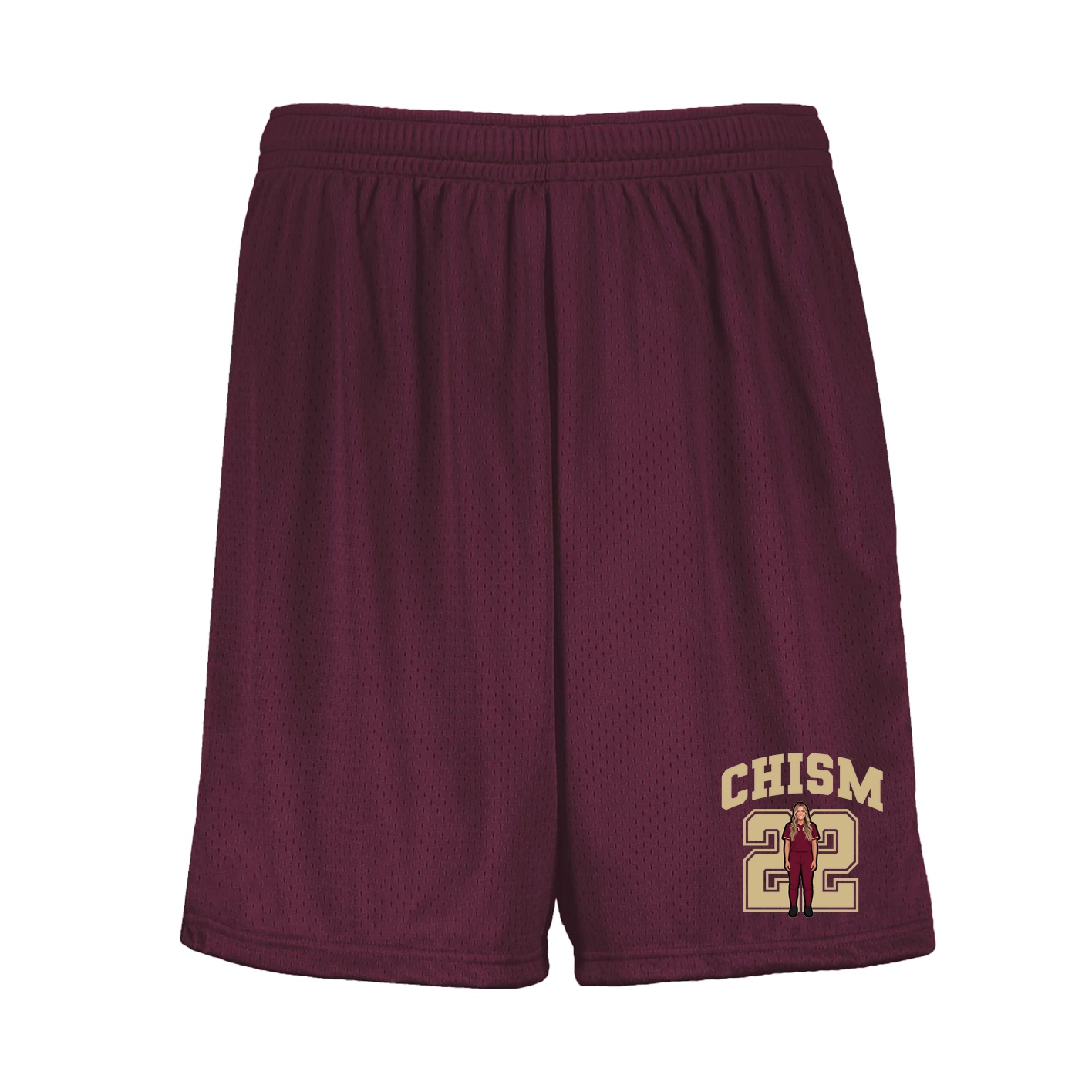Shorts — Number in Maroon