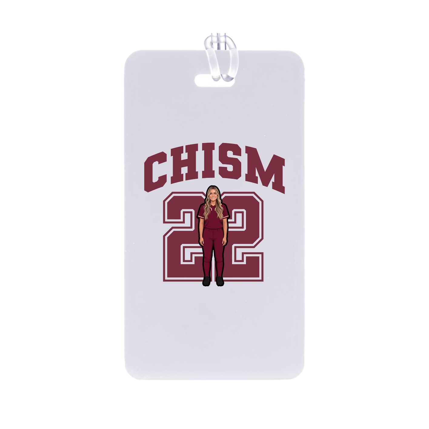 Bag Tag — Number in Classic