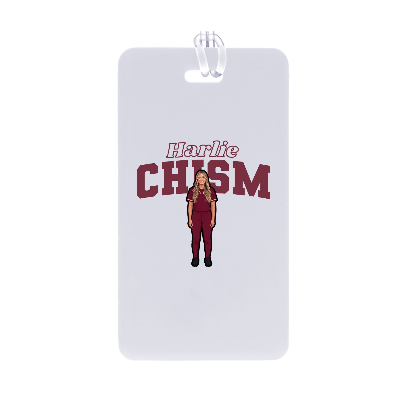 Bag Tag — Name Arch in Classic
