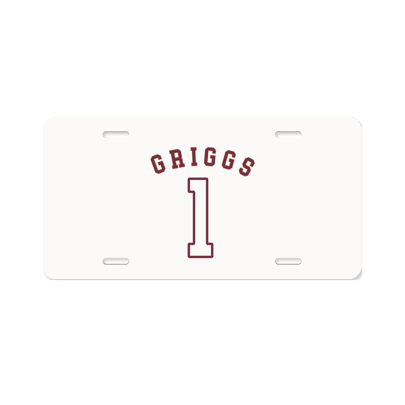 License Plate — Shirsey Arch in Classic