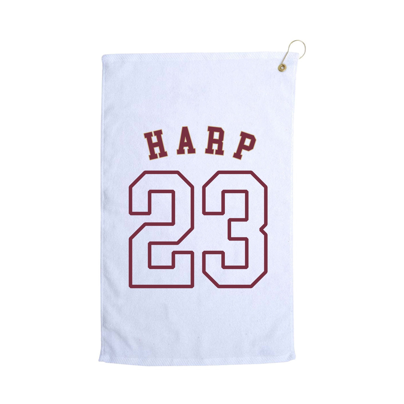 Golf Towel — Shirsey Arch in White