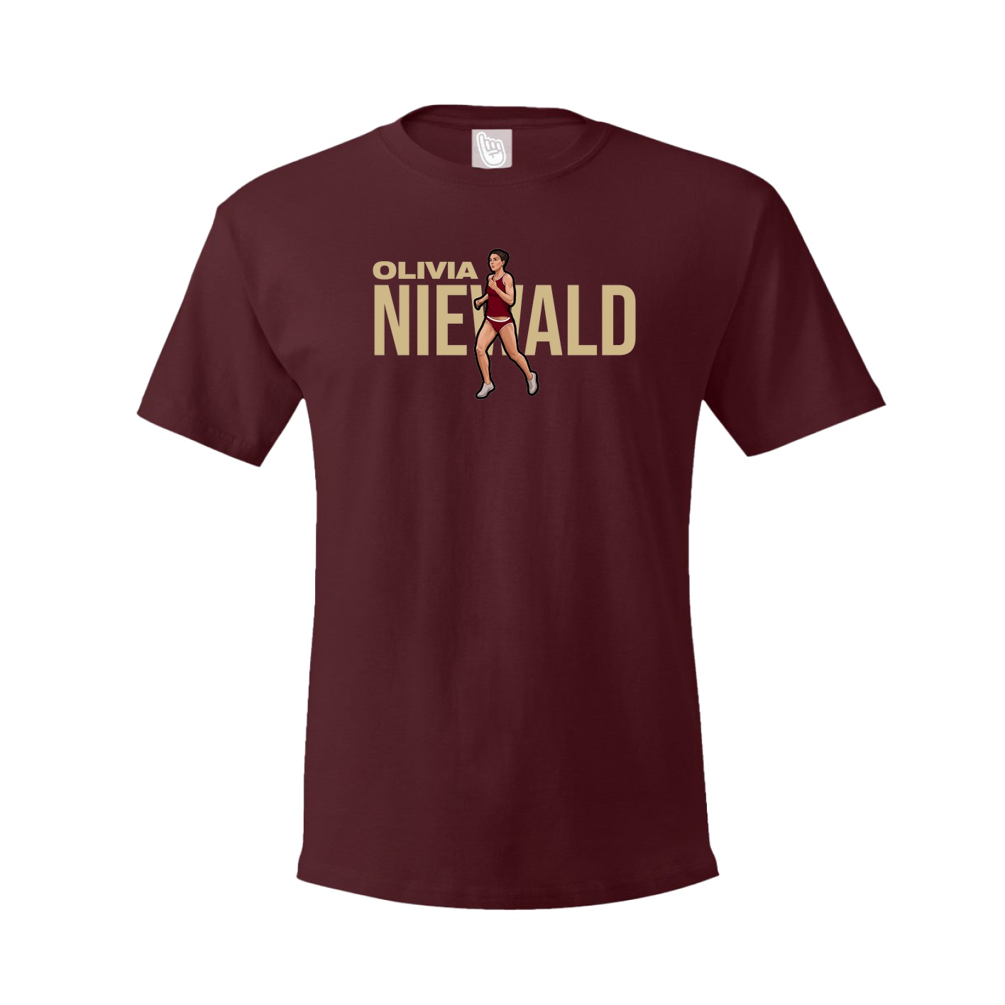 Tee — Player Name in Maroon