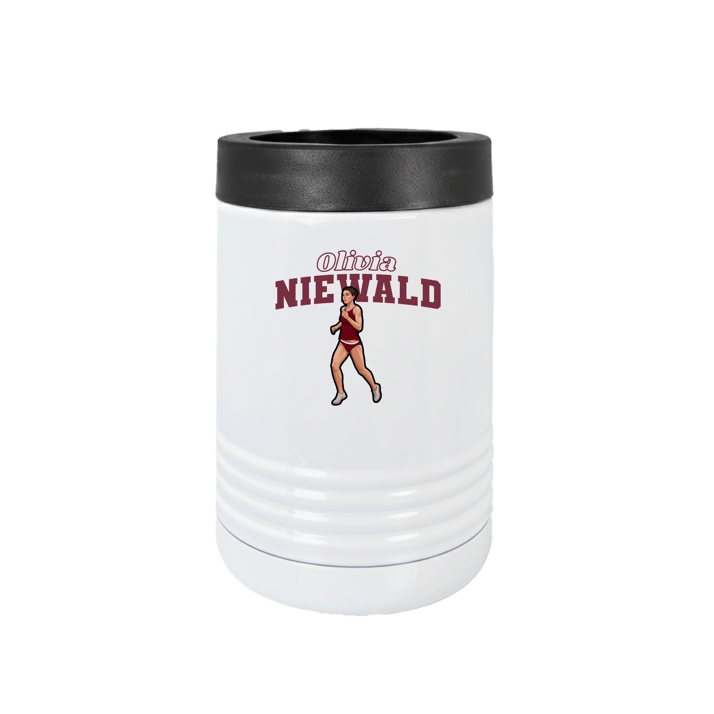 Beverage Holder — Name Arch in White