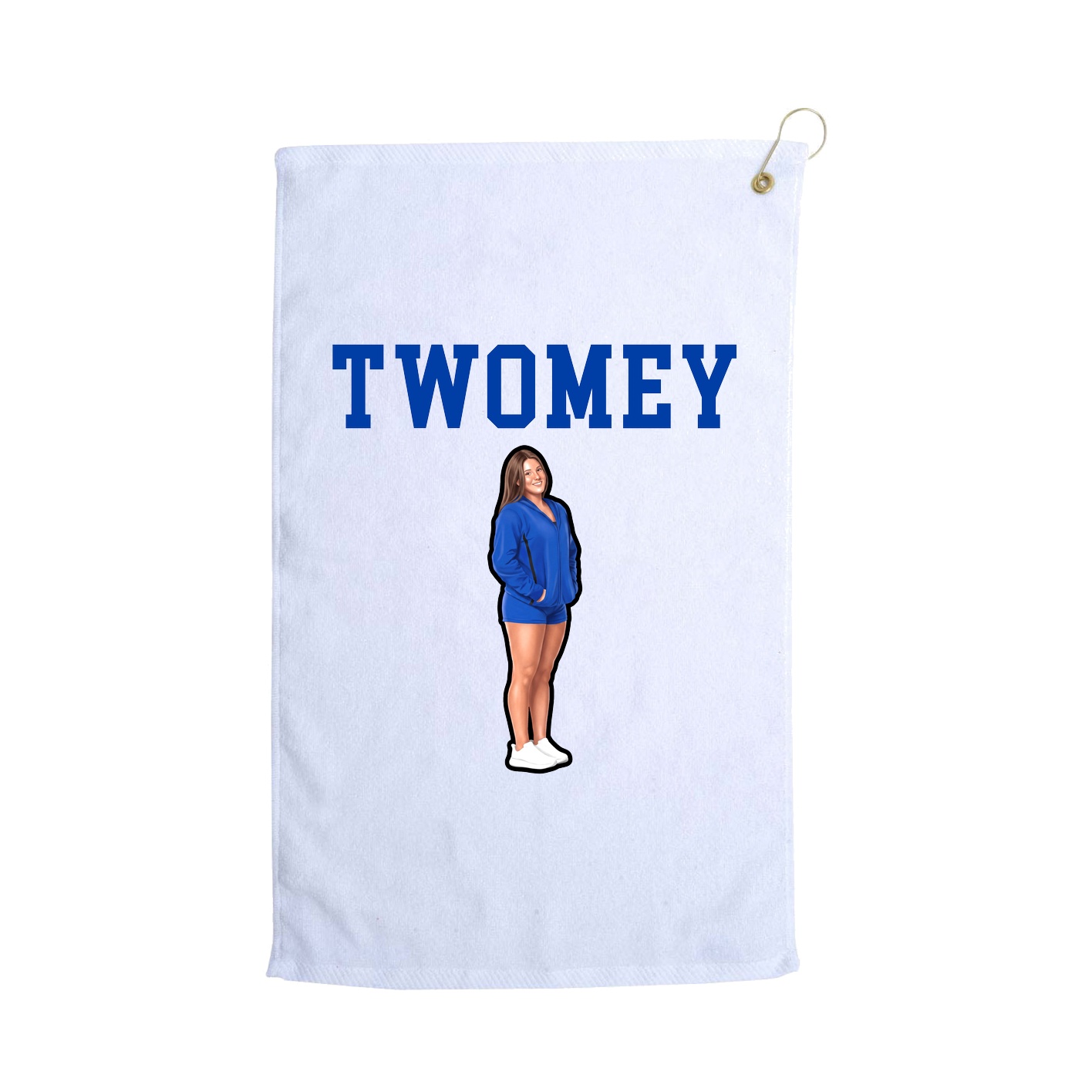 Golf Towel — Shirsey in White