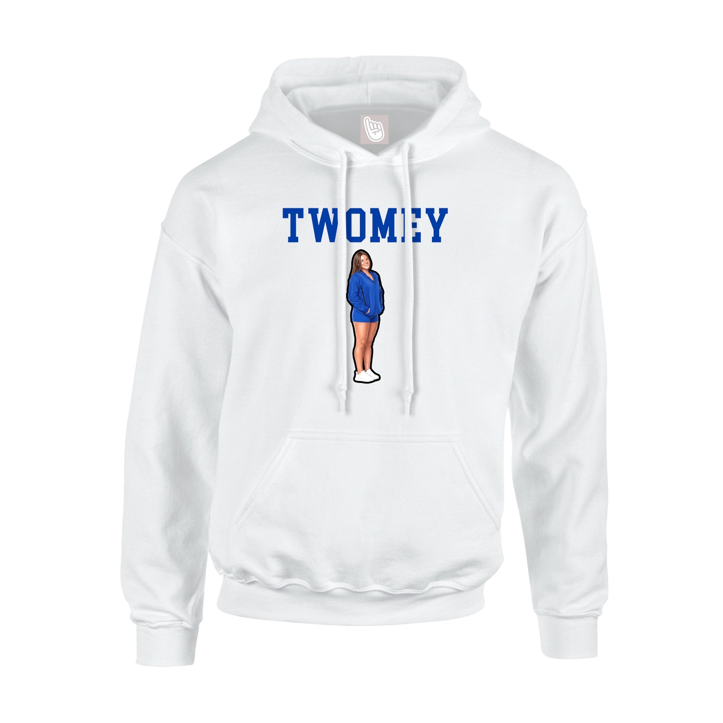 Hoodie — Shirsey in White