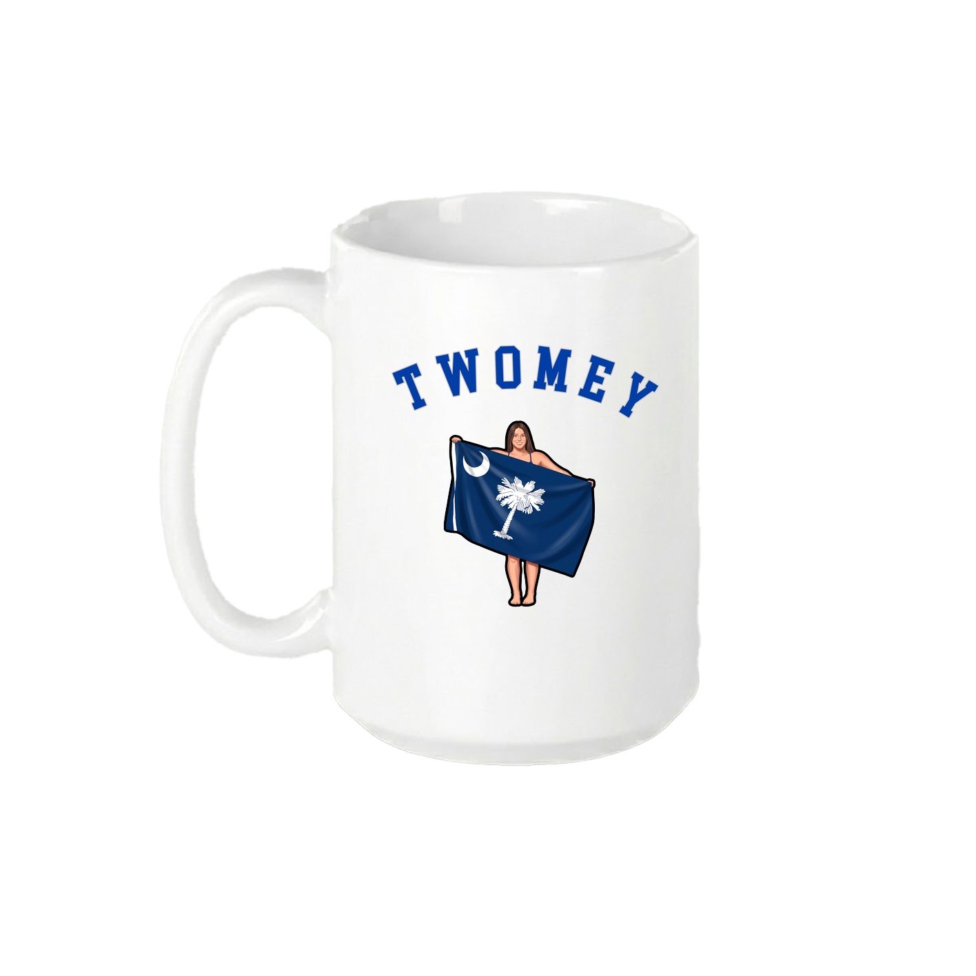 15oz Coffee Mug — Shirsey Arch in White