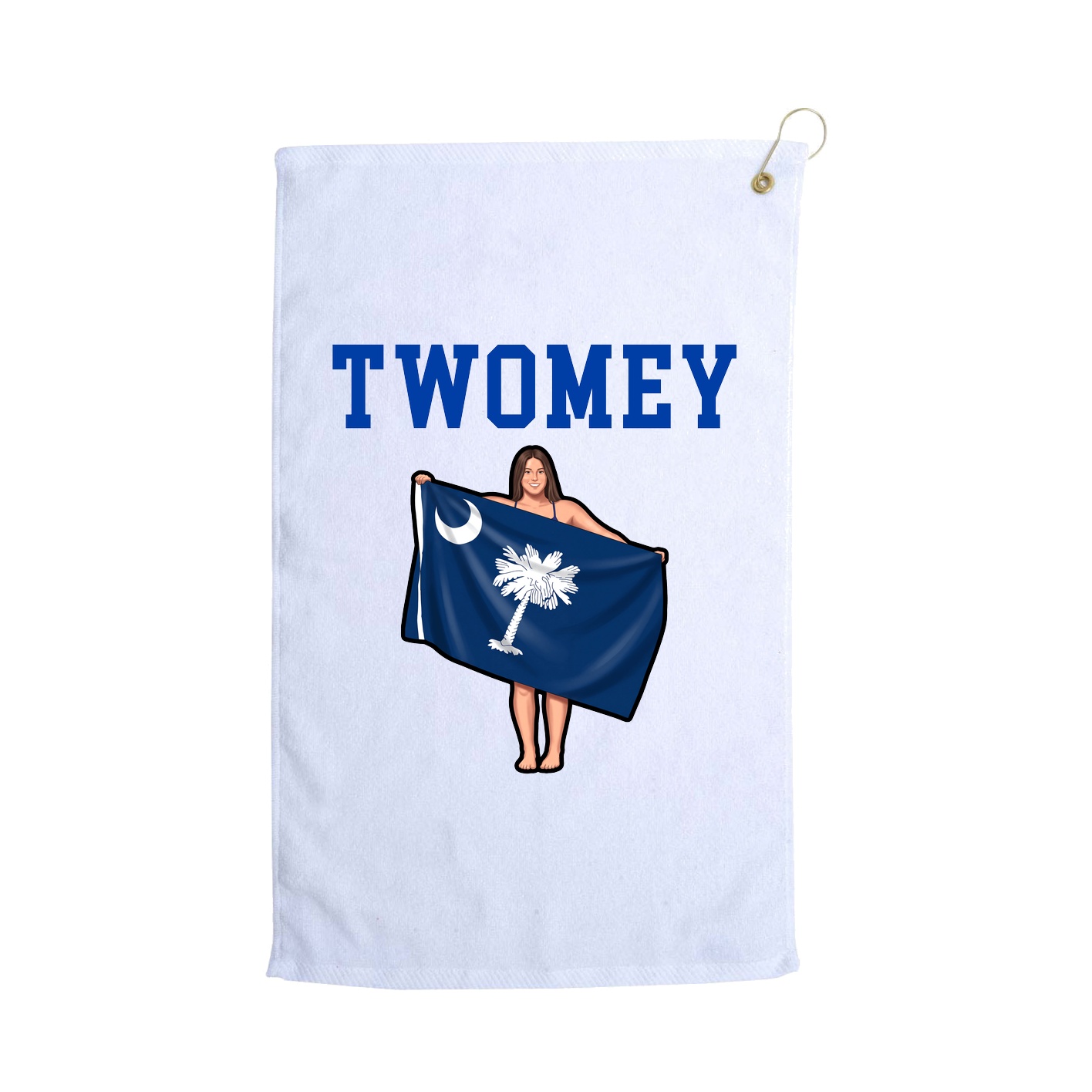 Golf Towel — Shirsey in White