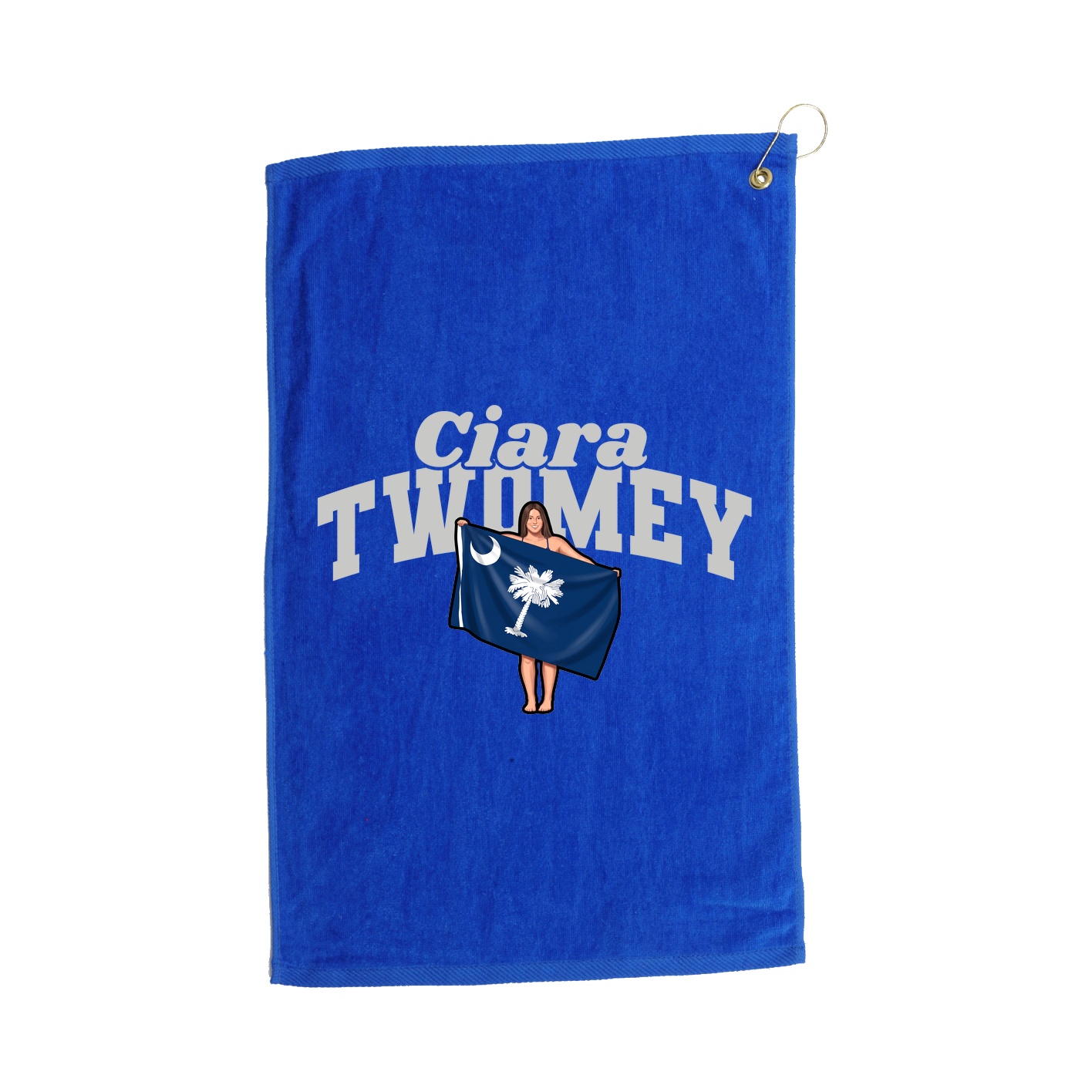 Golf Towel — Signature Arch in Royal