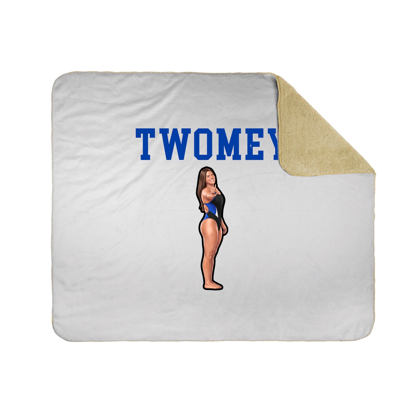 Throw Blanket — Shirsey in White