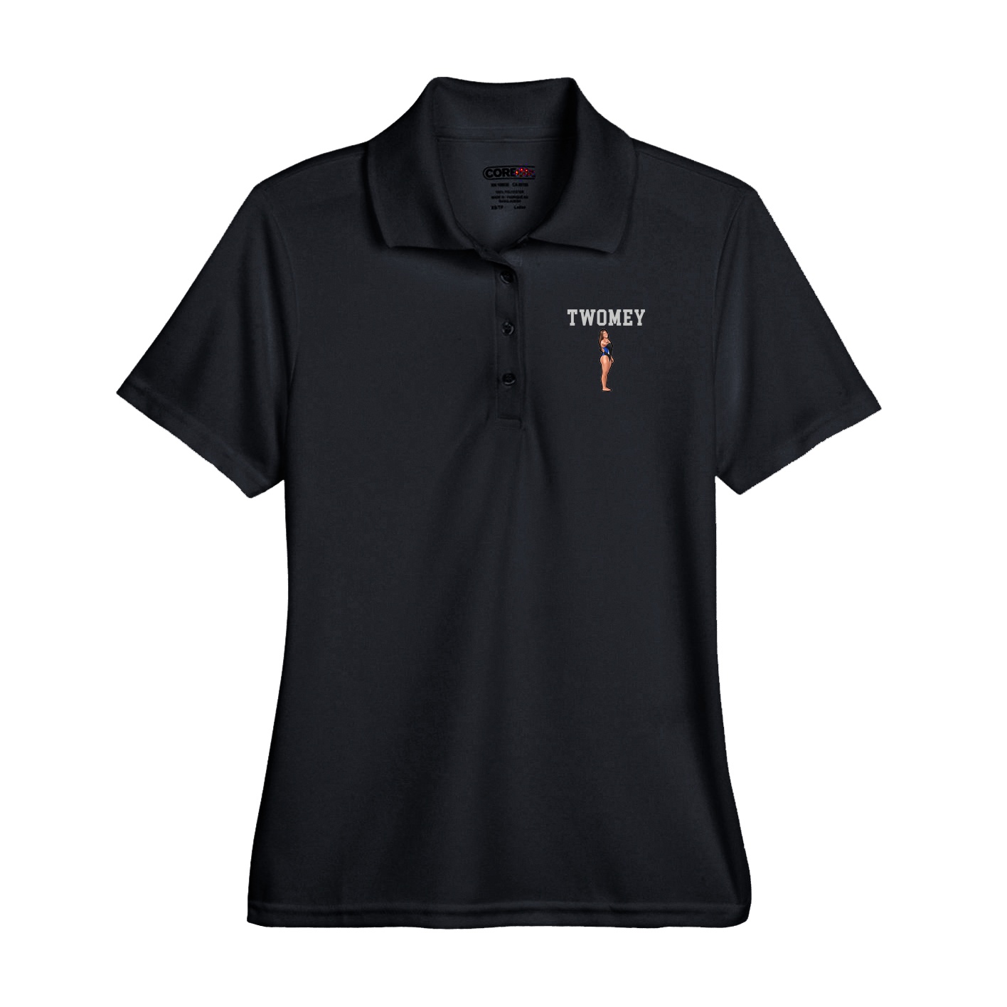 Performance Polo — Shirsey in Black