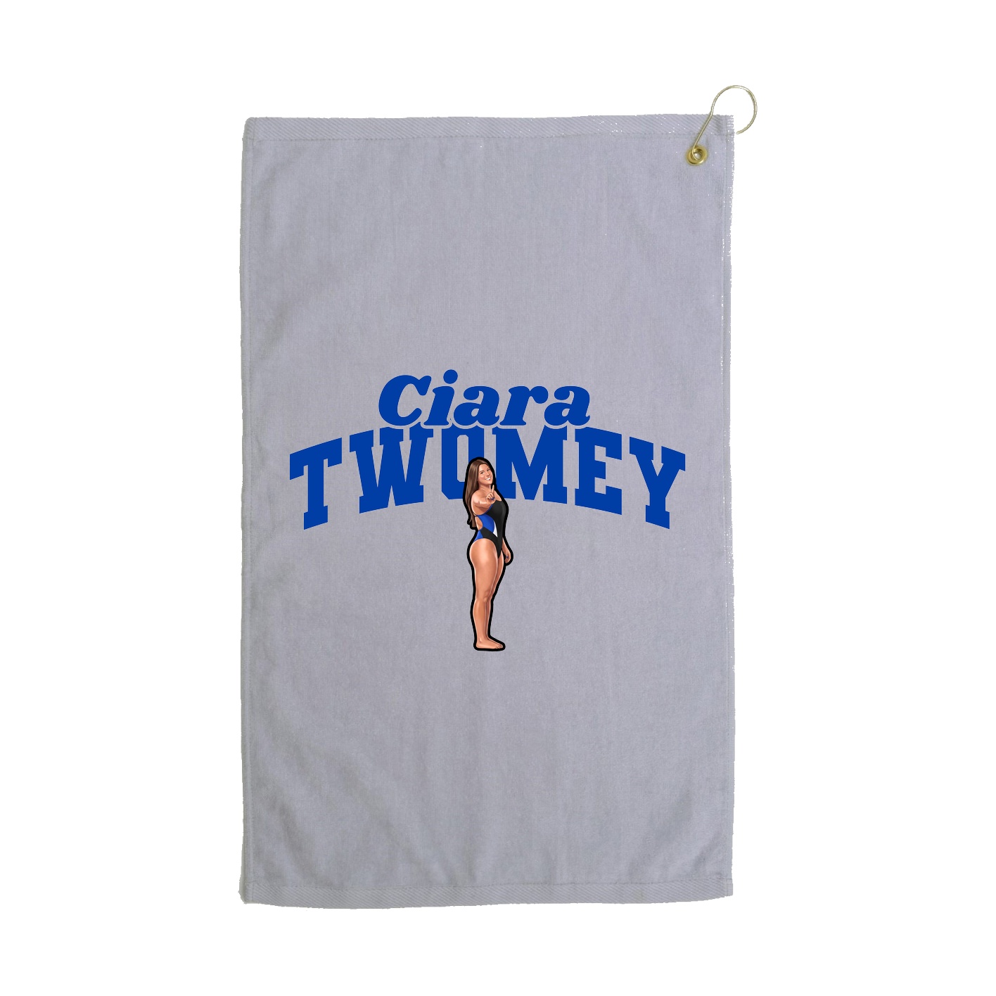 Golf Towel — Signature Arch in Grey