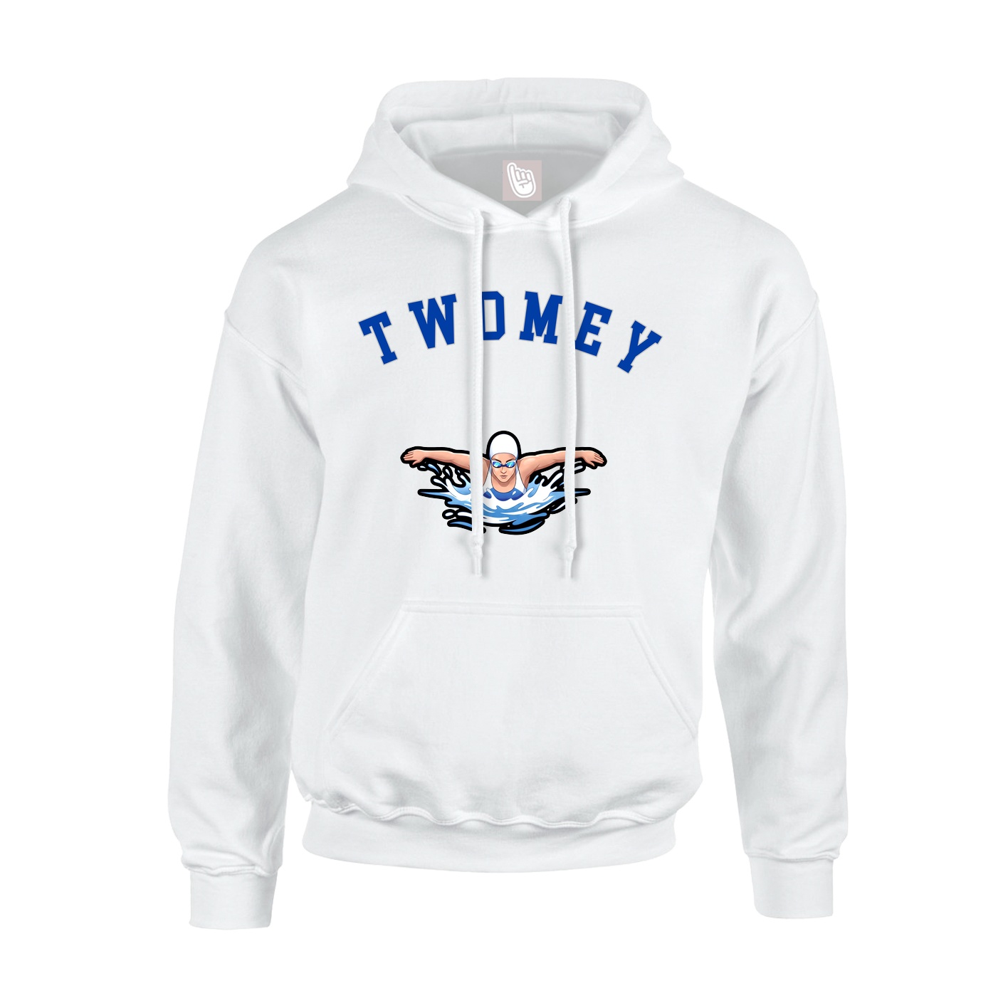Hoodie — Shirsey Arch in White