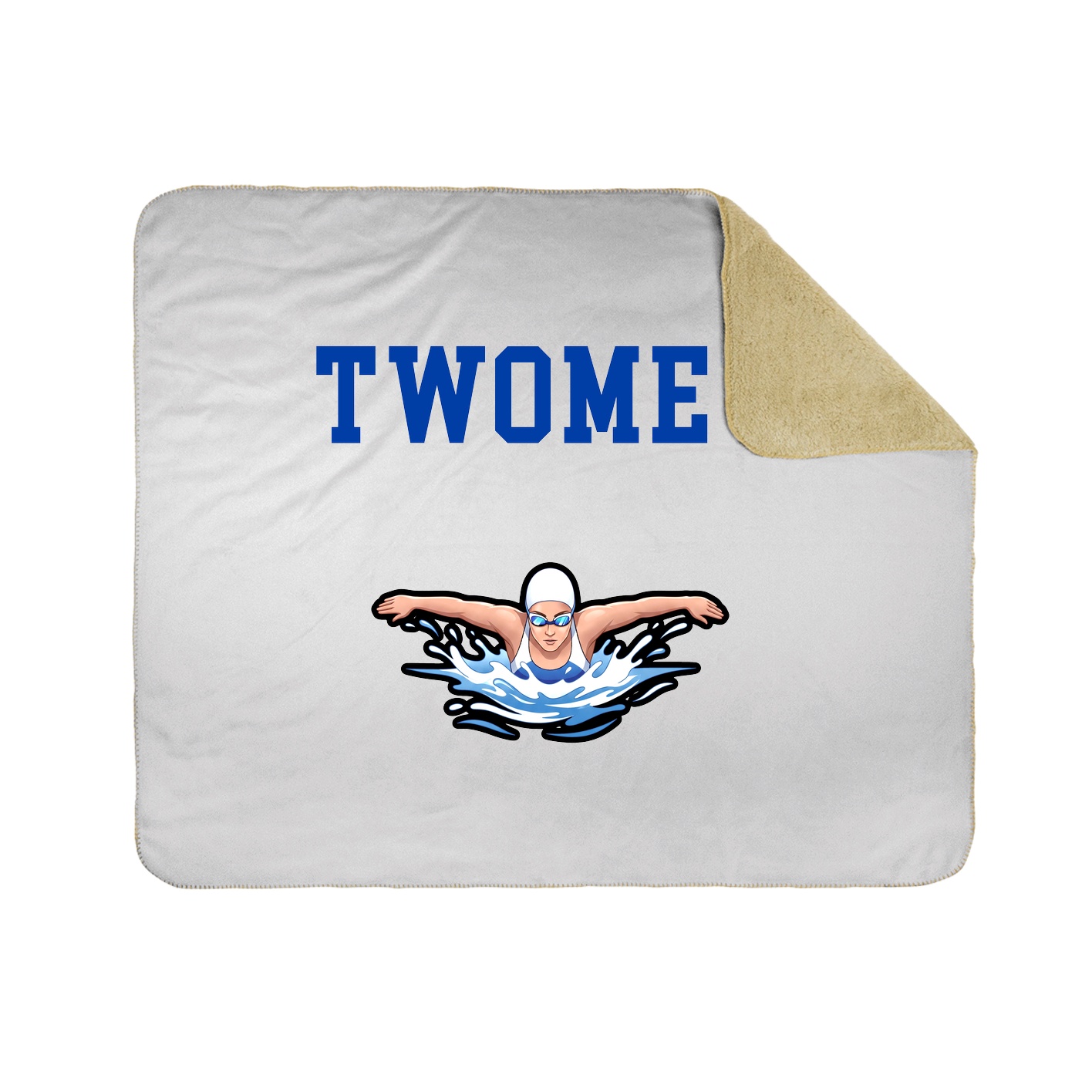 Throw Blanket — Shirsey in White