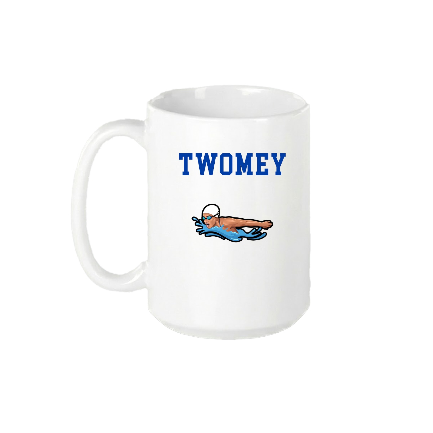 15oz Coffee Mug — Shirsey in White
