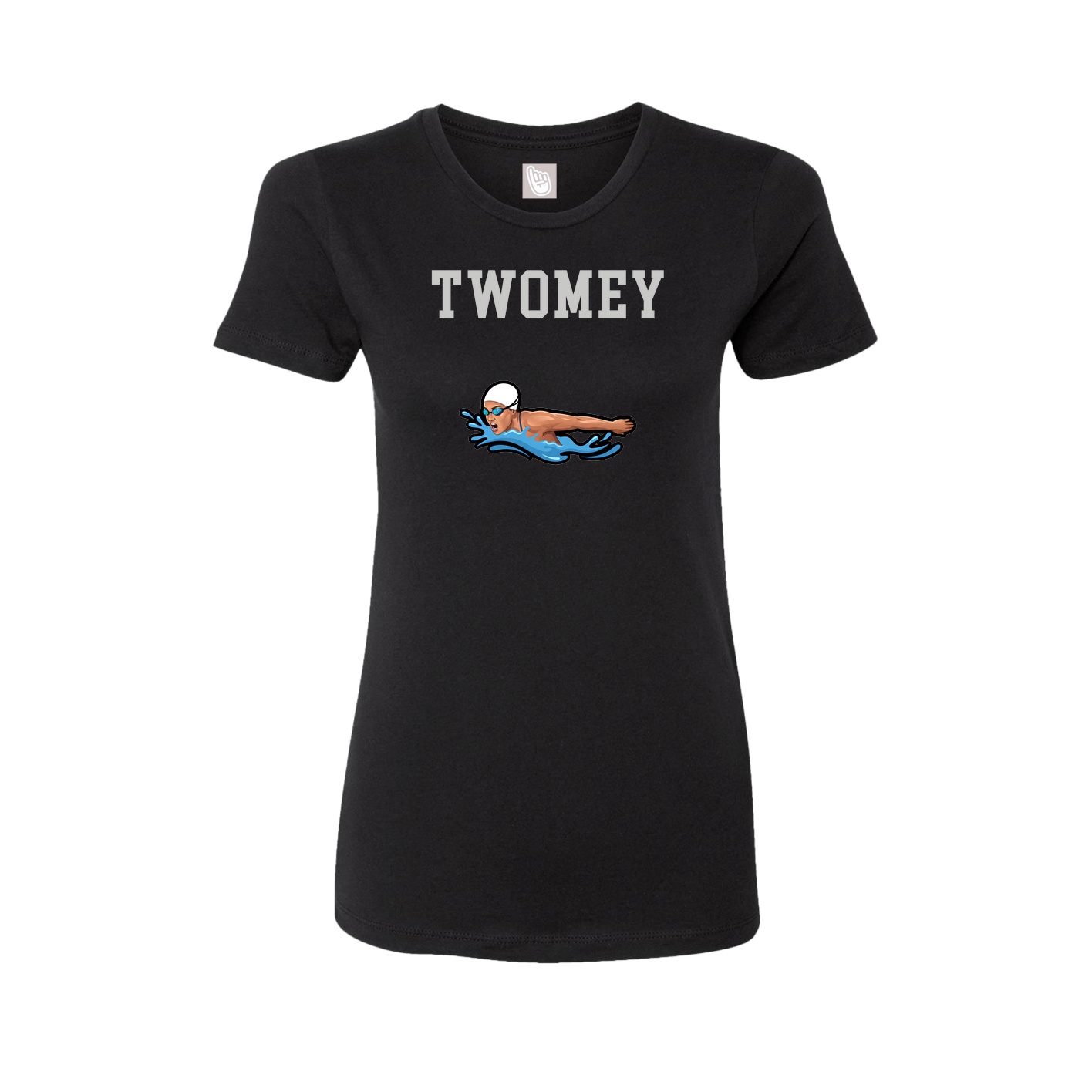 Fitted Women's Tee — Shirsey in Black