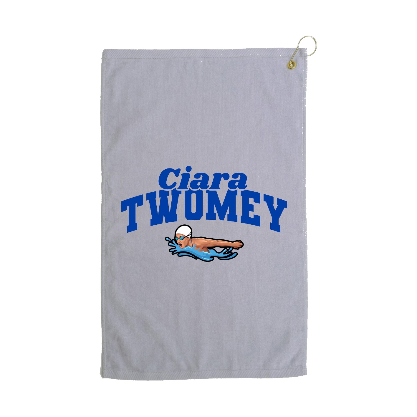 Golf Towel — Signature Arch in Grey