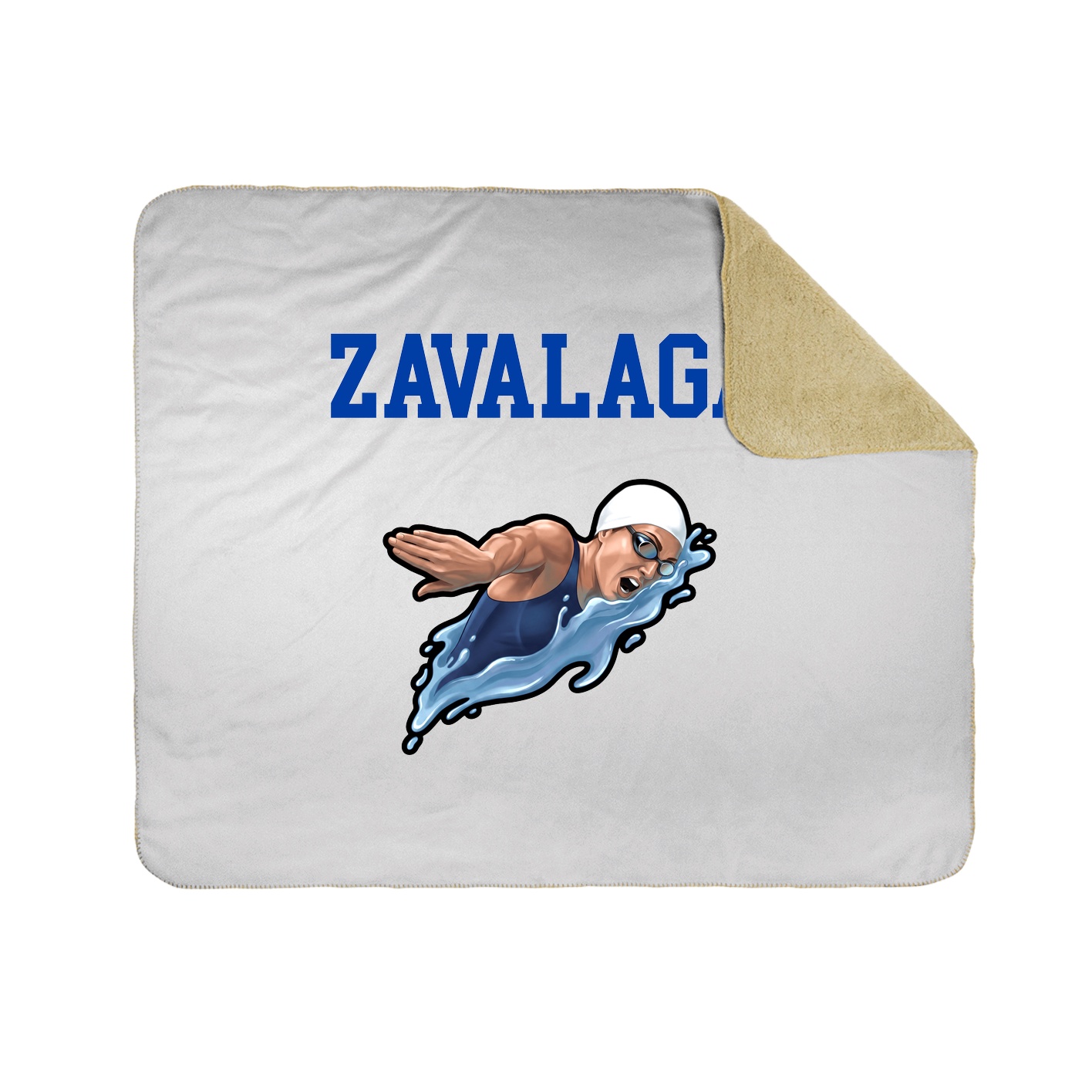 Throw Blanket — Shirsey in White