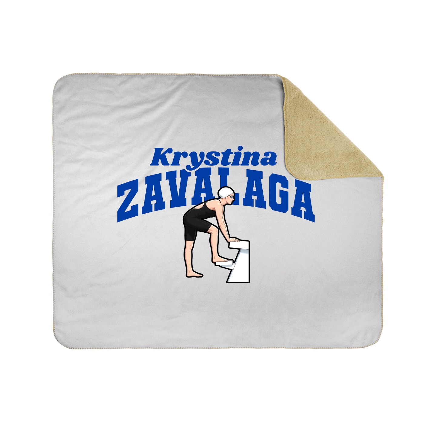 Throw Blanket — Signature Arch in White