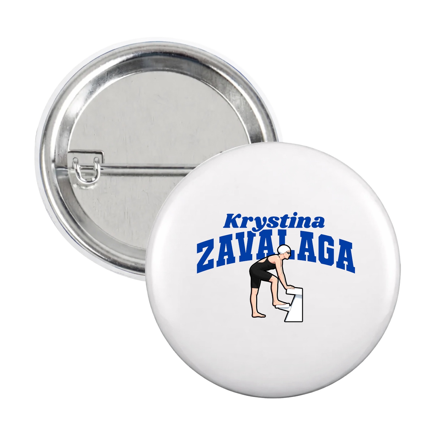 Game Day Button — Signature Arch in White