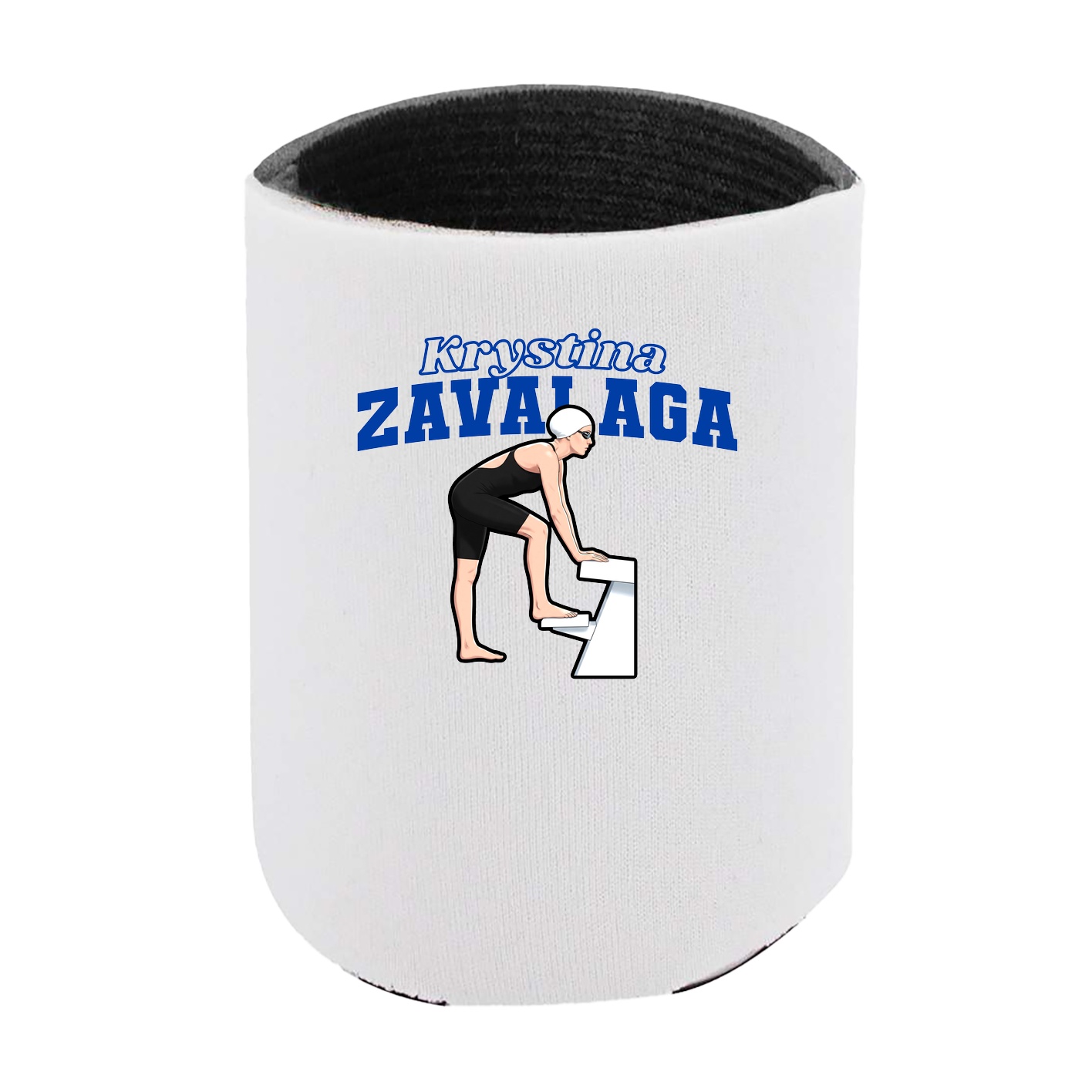 Can Holder — Name Arch in White