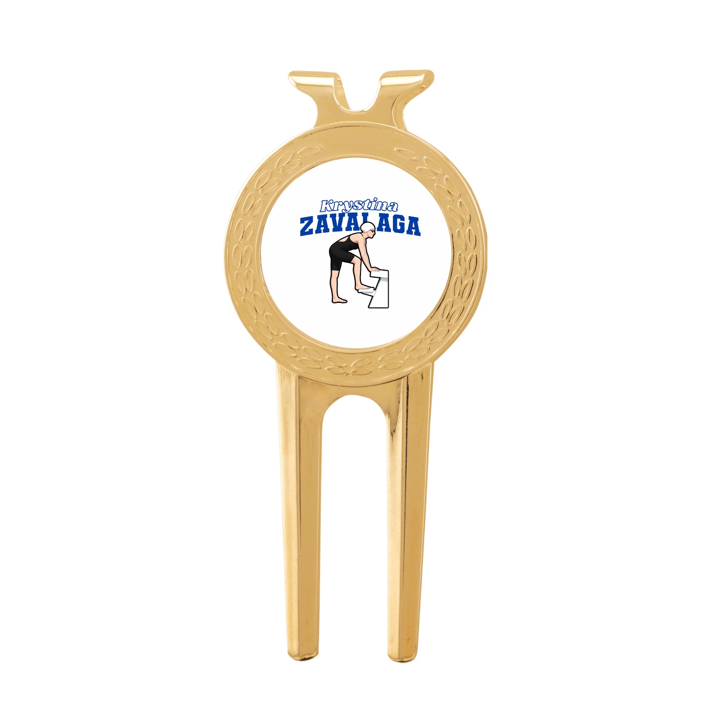 Divot Tool with Ball Marker — Name Arch in Classic