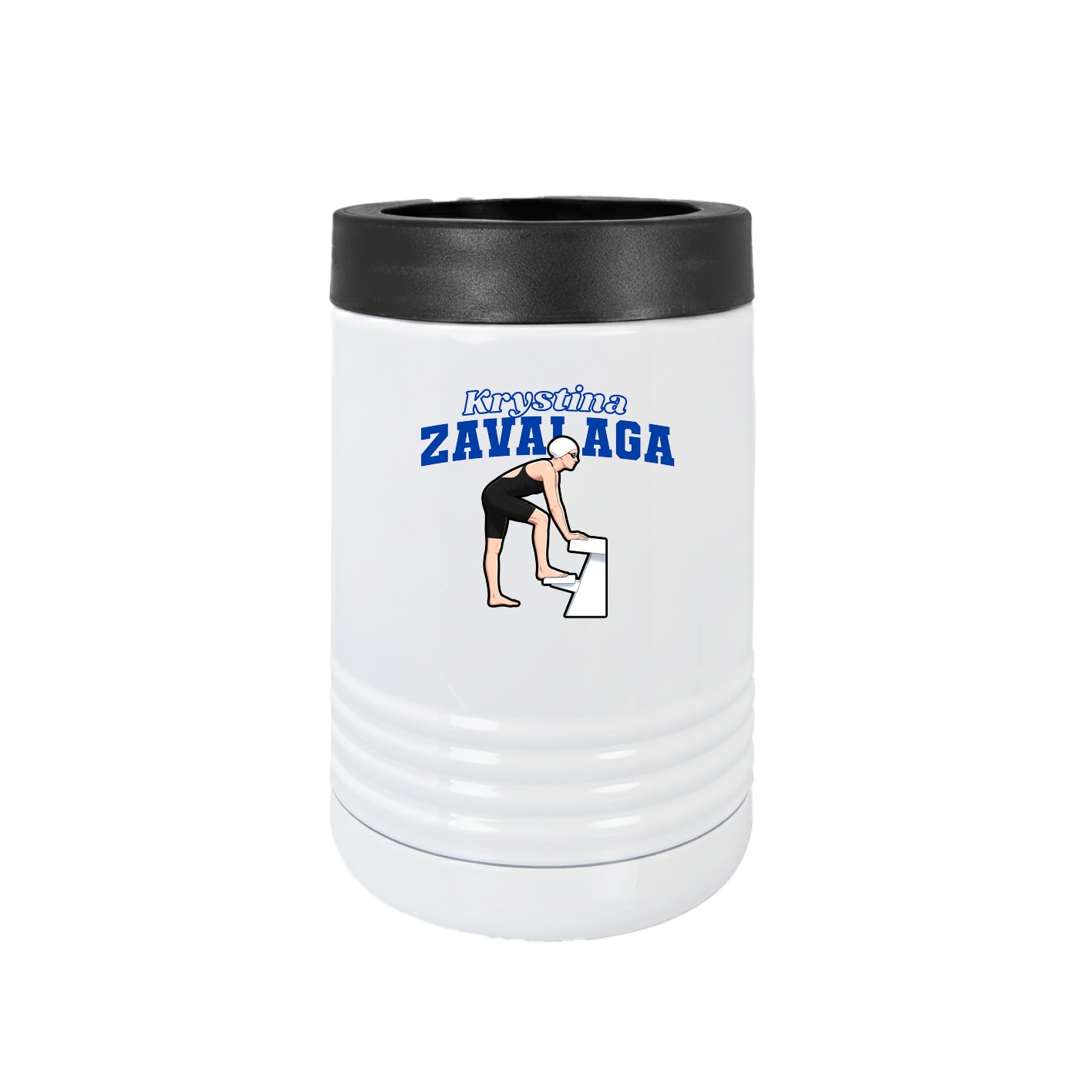 Beverage Holder — Name Arch in White