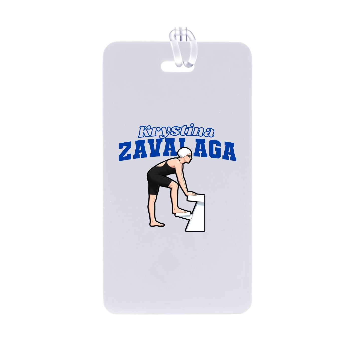 Bag Tag — Name Arch in Classic