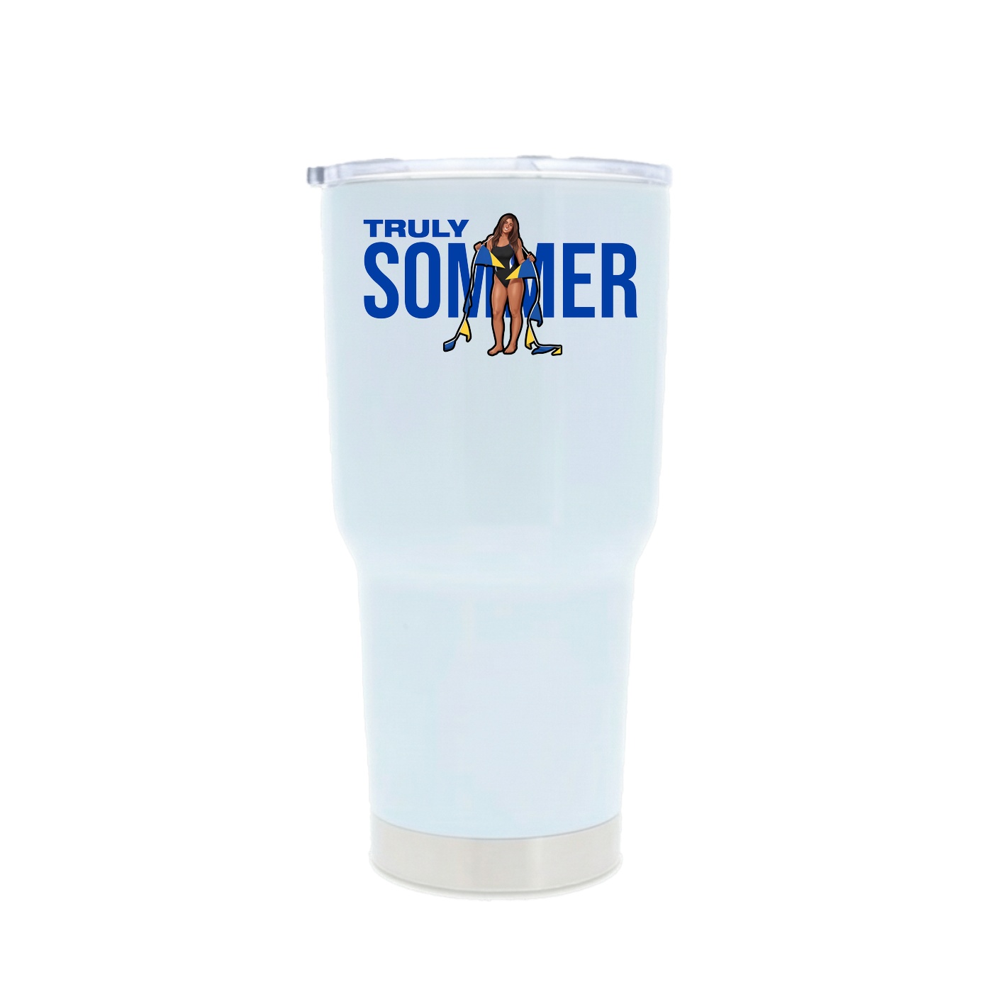 30oz Stainless Steel Tumbler — Player Name in White