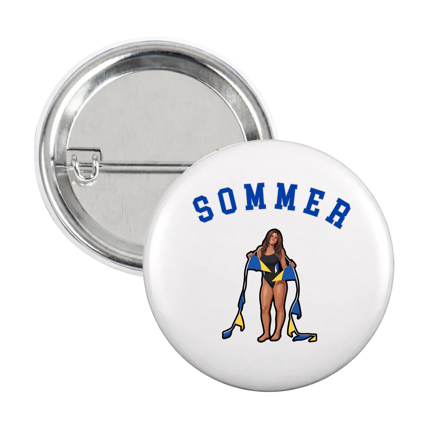 Game Day Button — Shirsey Arch in White
