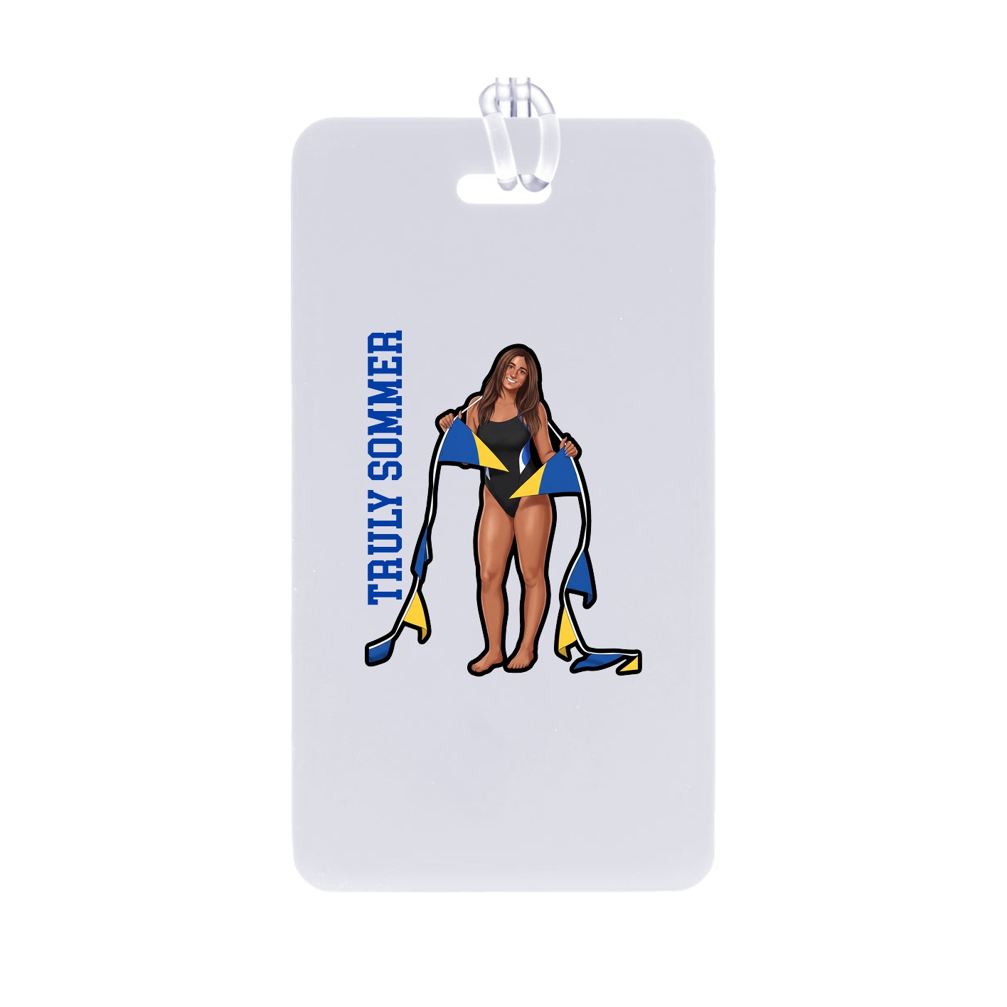 Bag Tag — Name Vertical in Classic