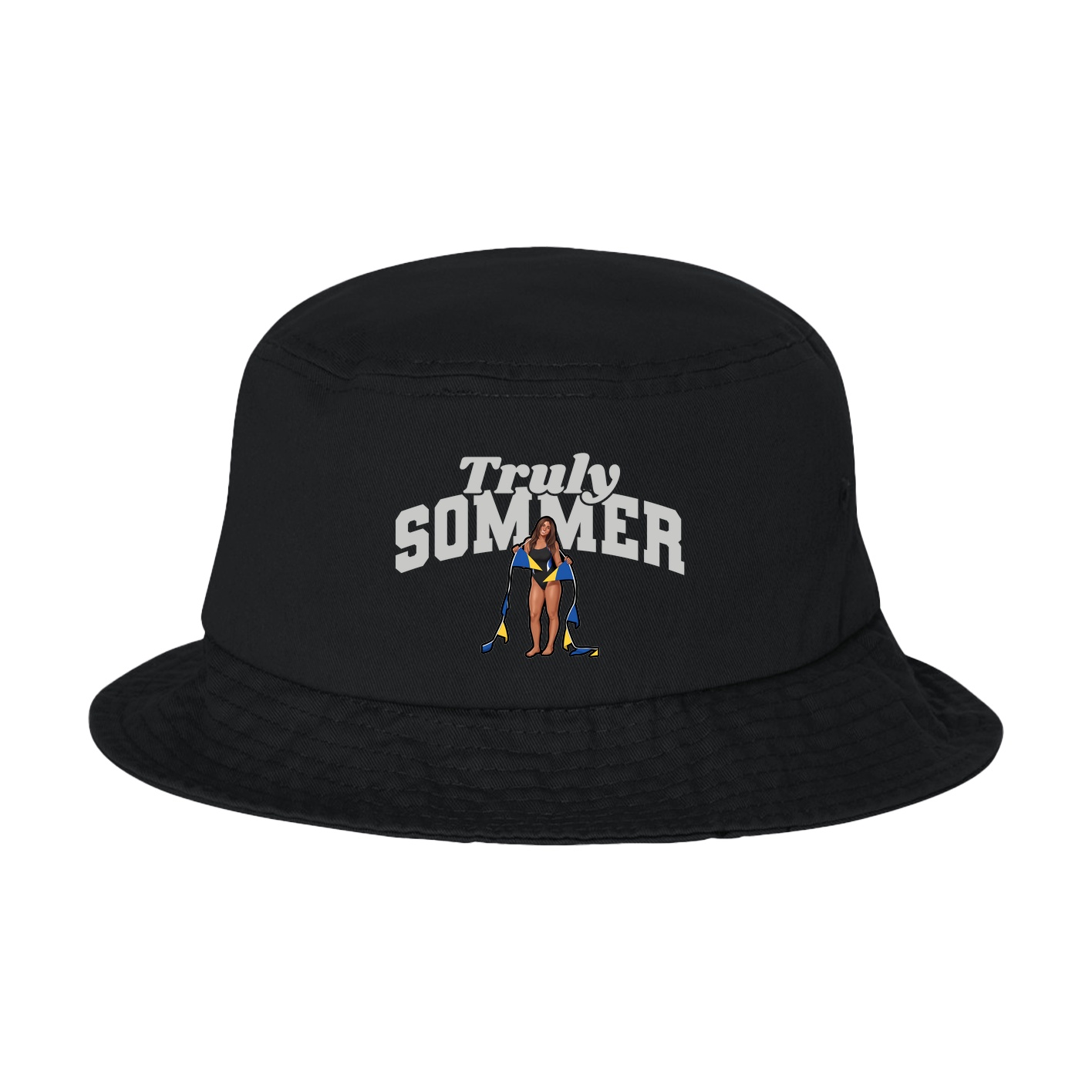 Bucket Cap — Signature Arch in Black