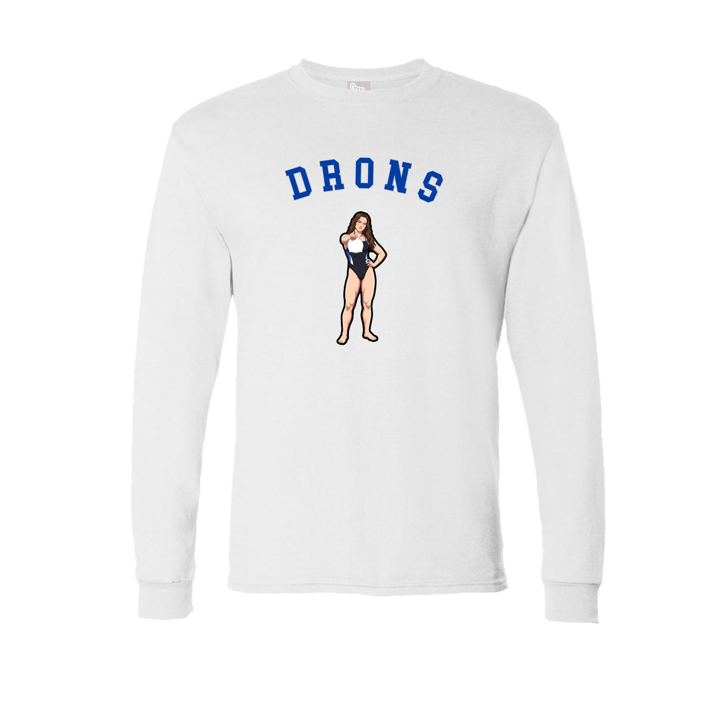 Long Sleeve Tee — Shirsey Arch in White