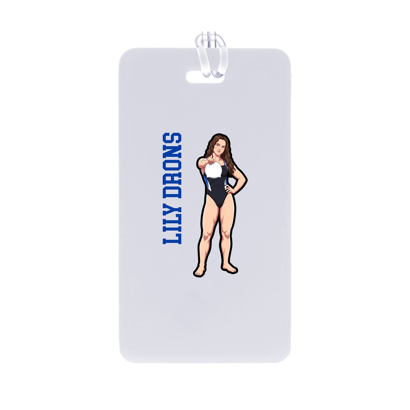 Bag Tag — Name Vertical in Classic